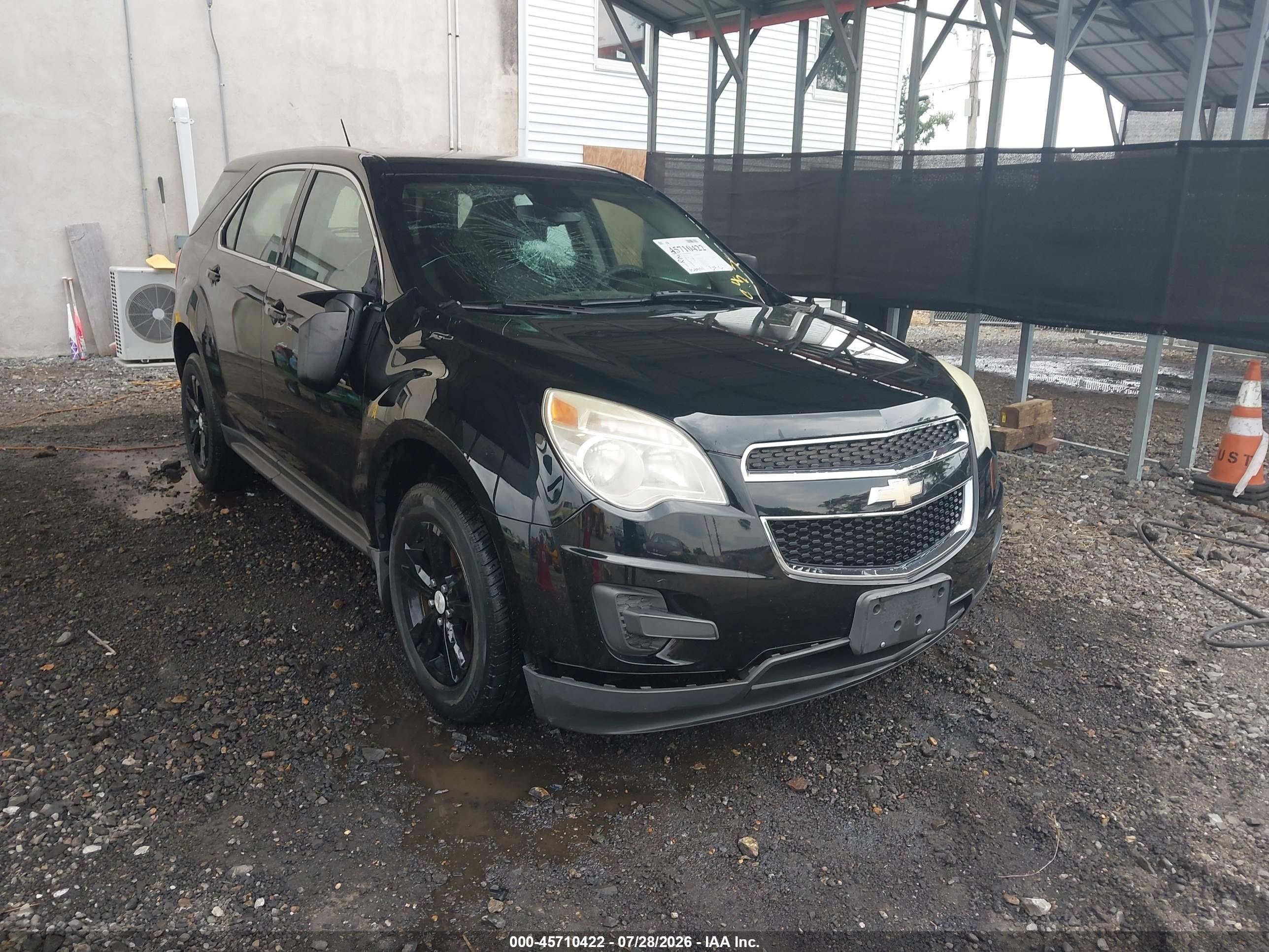 2013 Chevrolet Equinox Ls Черный vin: 2GNALBEK0D6352100