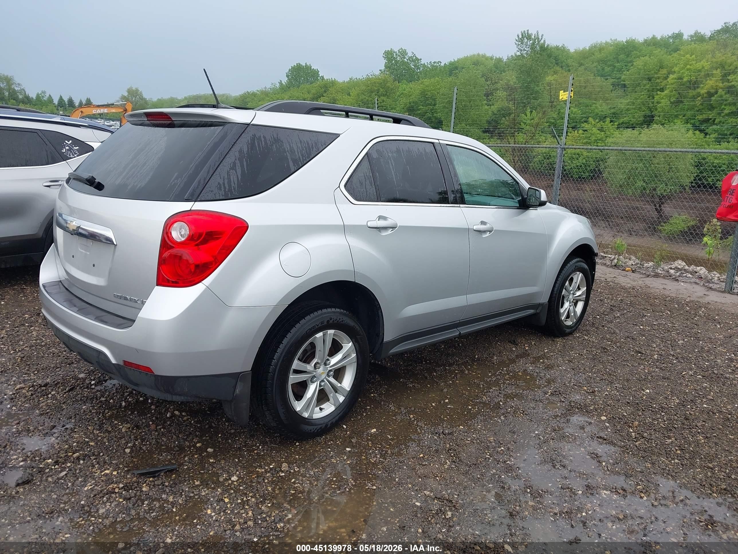 2014 Chevrolet Equinox 1lt Серебряный vin: 2GNALBEK0E6162105