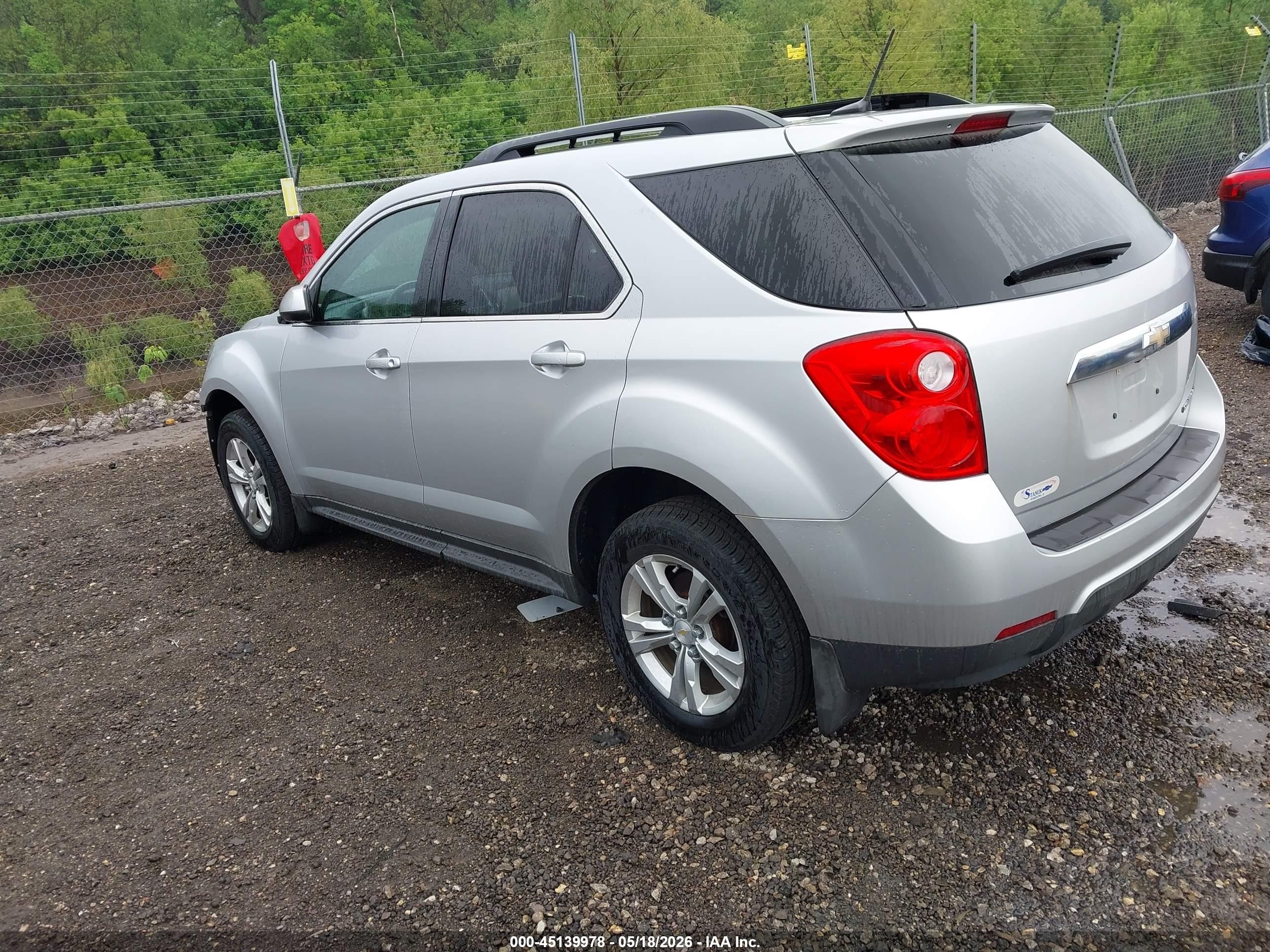 2014 Chevrolet Equinox 1lt Серебряный vin: 2GNALBEK0E6162105