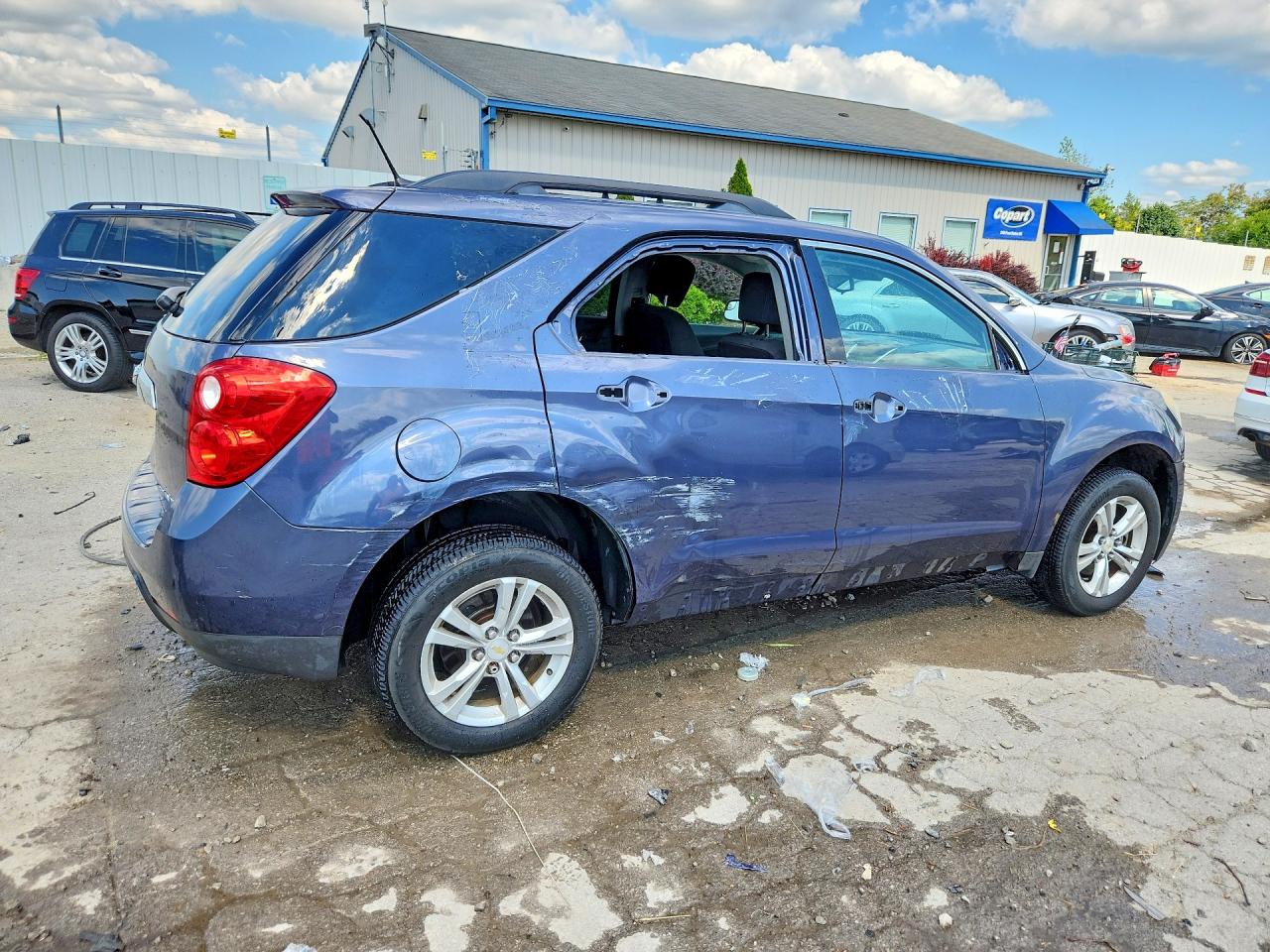 2014 Chevrolet Equinox Lt Синий vin: 2GNALBEK0E6226790