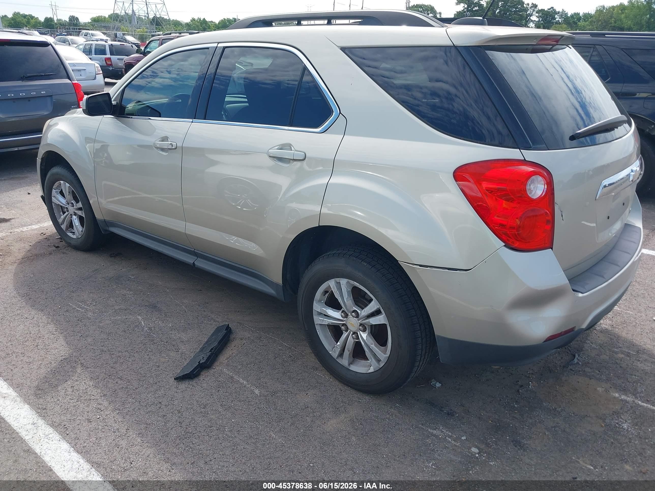 2015 Chevrolet Equinox Lt Gold vin: 2GNALBEK0F1100914