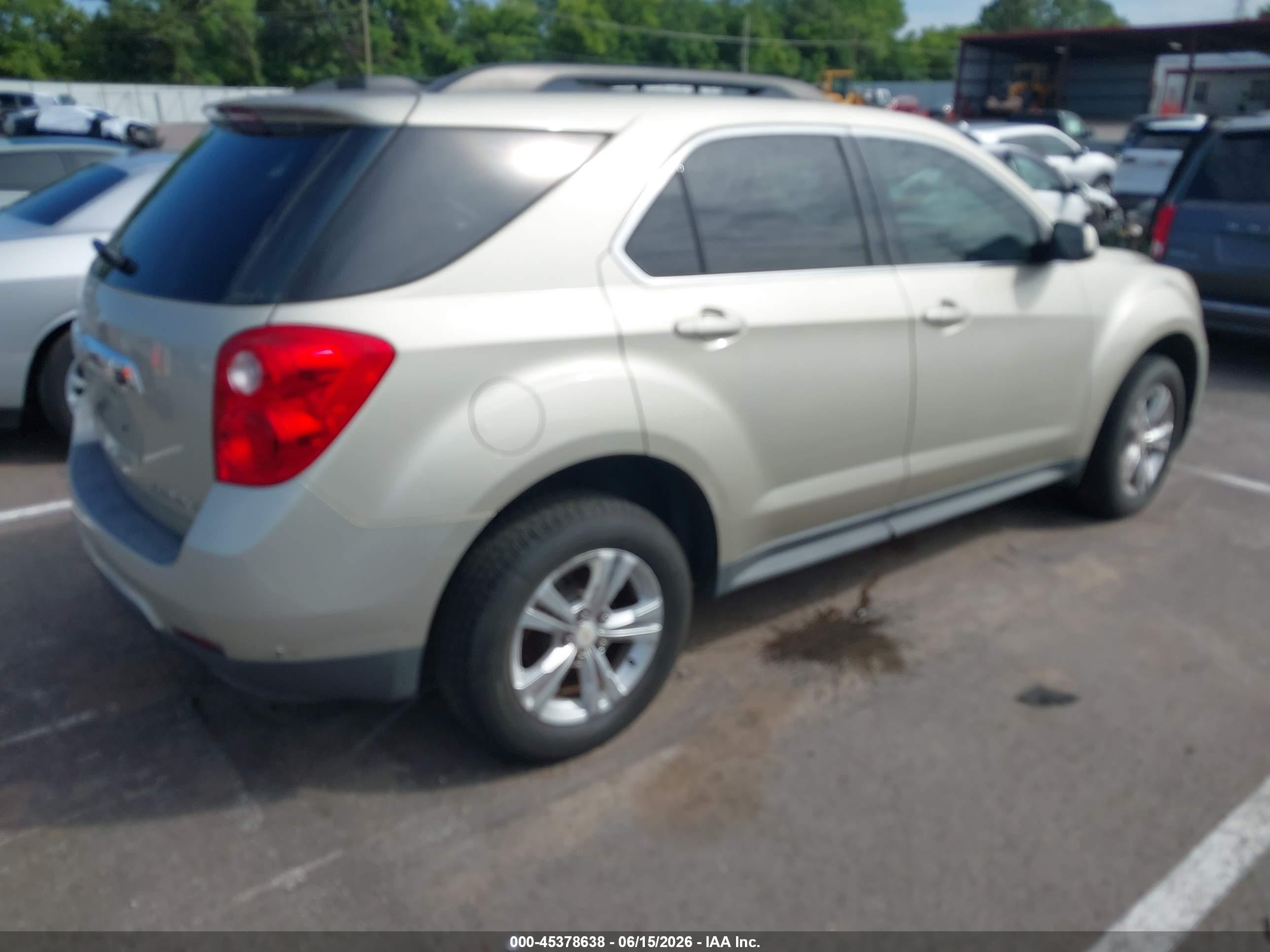 2015 Chevrolet Equinox Lt Gold vin: 2GNALBEK0F1100914