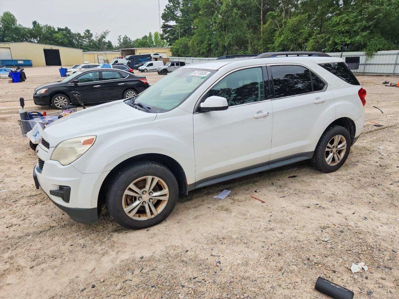 2015 Chevrolet Equinox Lt White vin: 2GNALBEK0F1101139