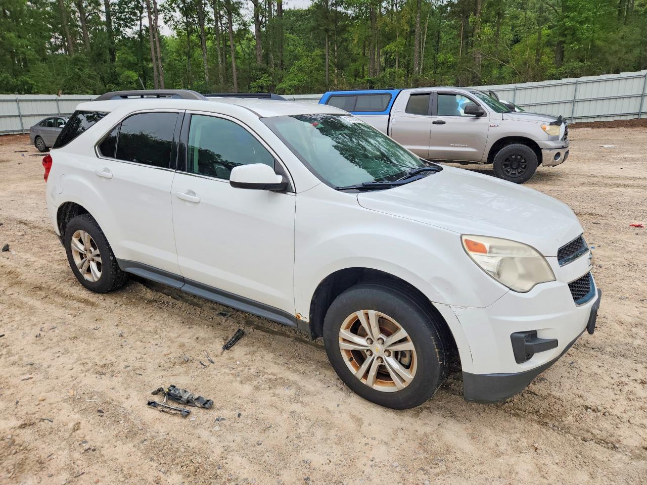 2015 Chevrolet Equinox Lt White vin: 2GNALBEK0F1101139