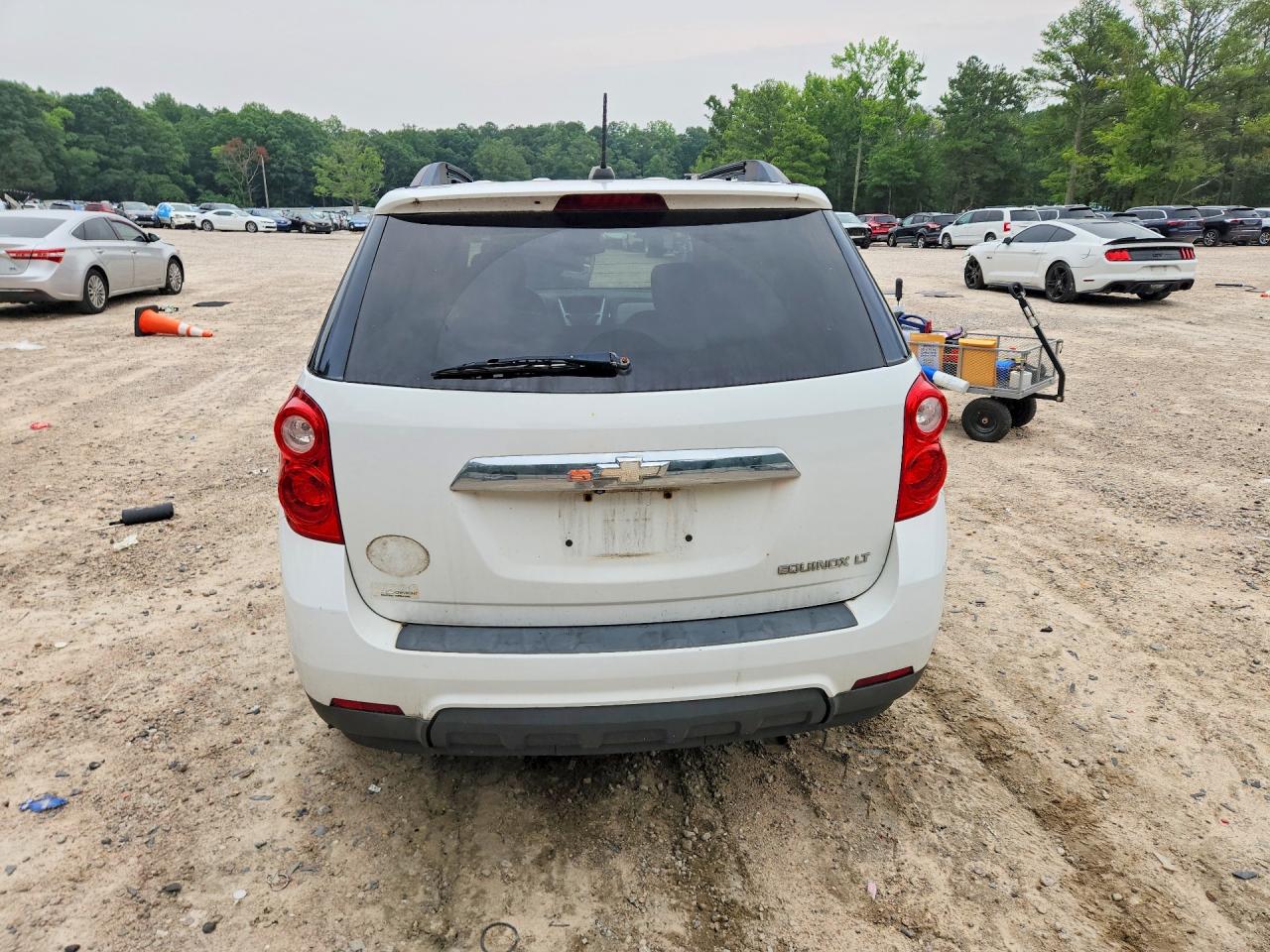 2015 Chevrolet Equinox Lt White vin: 2GNALBEK0F1101139