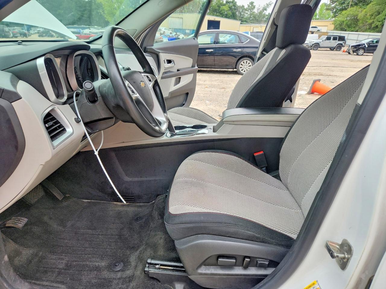 2015 Chevrolet Equinox Lt White vin: 2GNALBEK0F1101139