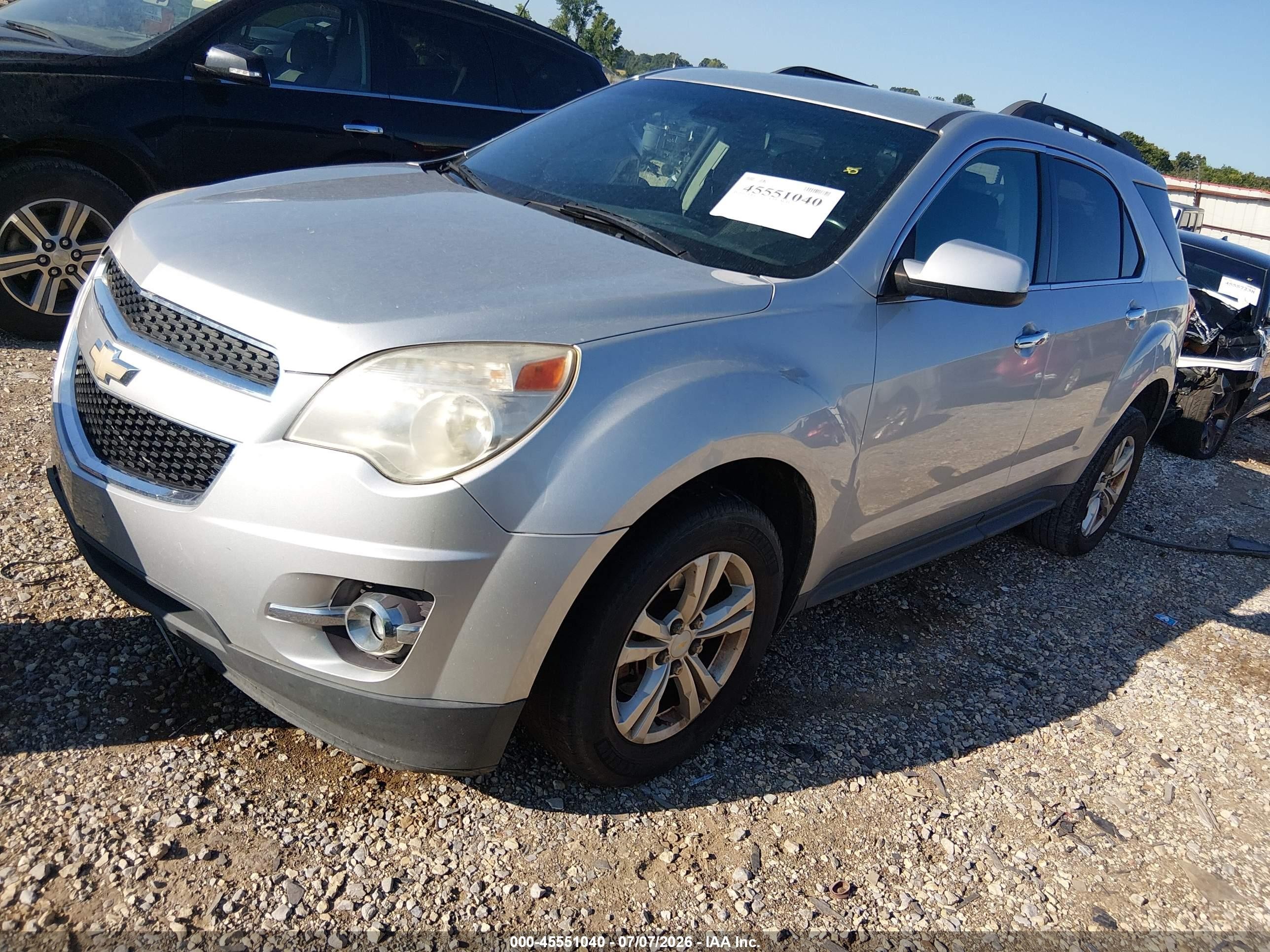 2015 Chevrolet Equinox Lt Silver vin: 2GNALBEK0F1102355