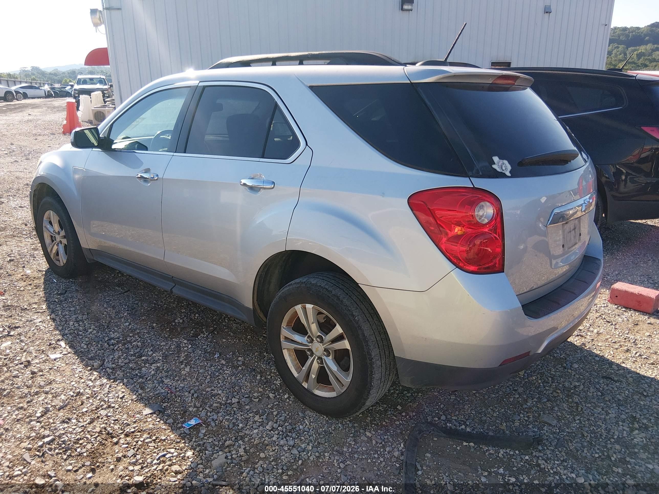 2015 Chevrolet Equinox Lt Silver vin: 2GNALBEK0F1102355