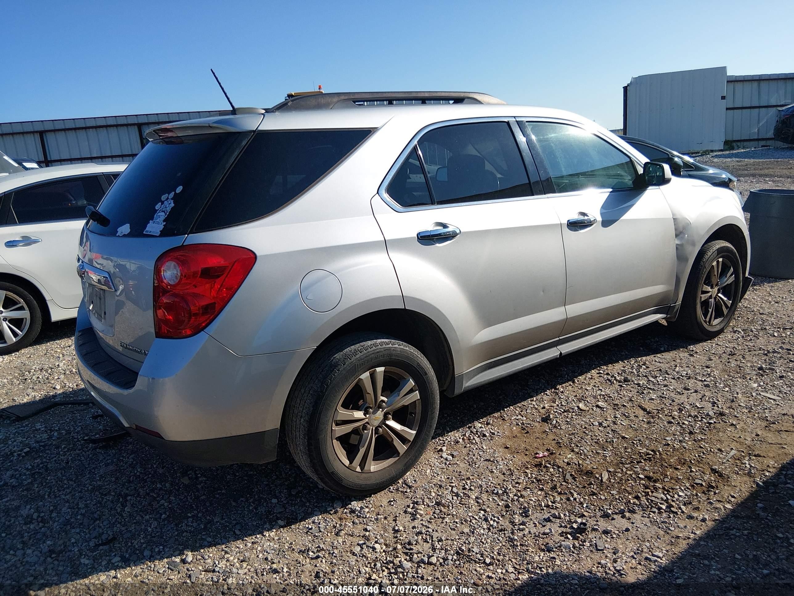 2015 Chevrolet Equinox Lt Silver vin: 2GNALBEK0F1102355