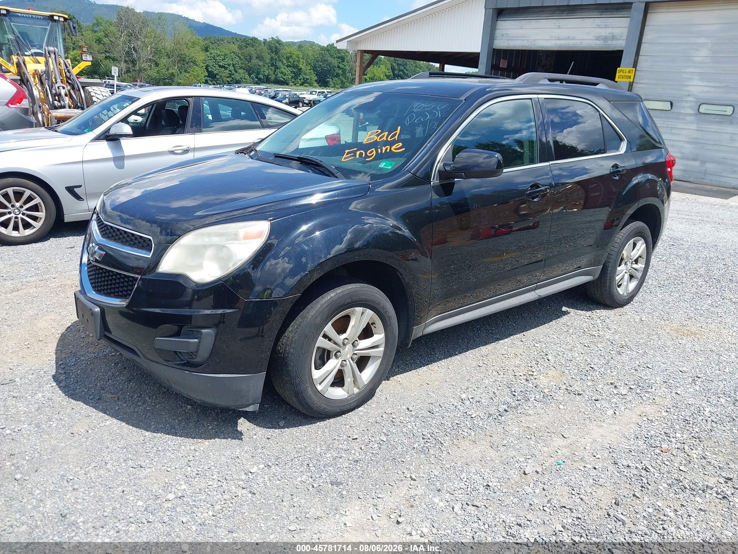2015 Chevrolet Equinox Lt Black vin: 2GNALBEK0F1121441