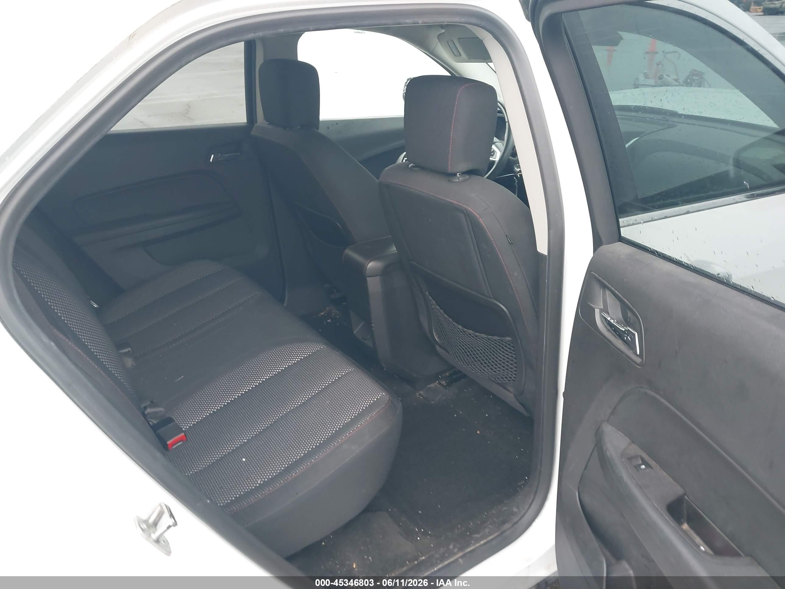 2015 Chevrolet Equinox Lt White vin: 2GNALBEK0F1130284