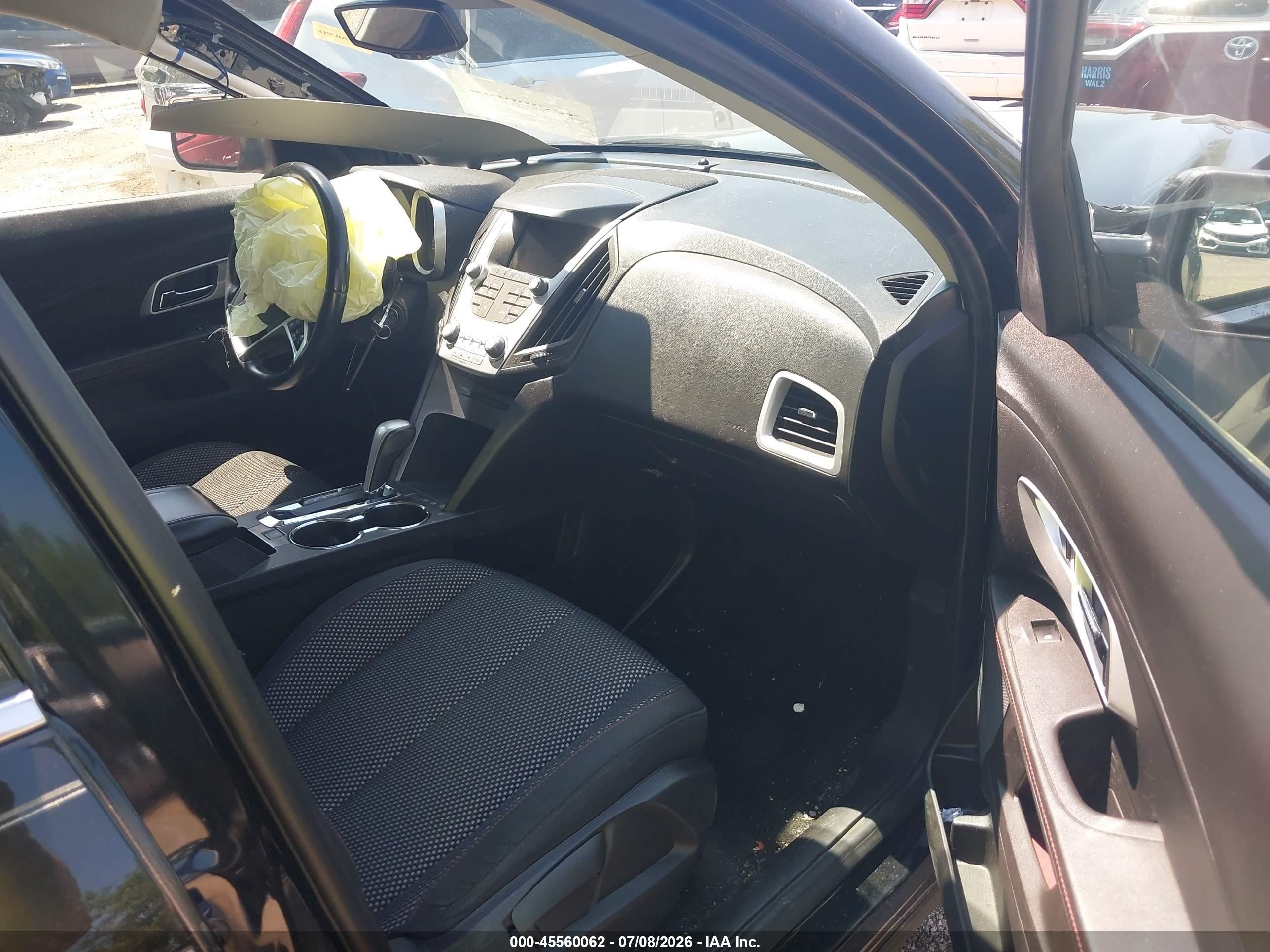 2015 Chevrolet Equinox Lt Black vin: 2GNALBEK0F1163432