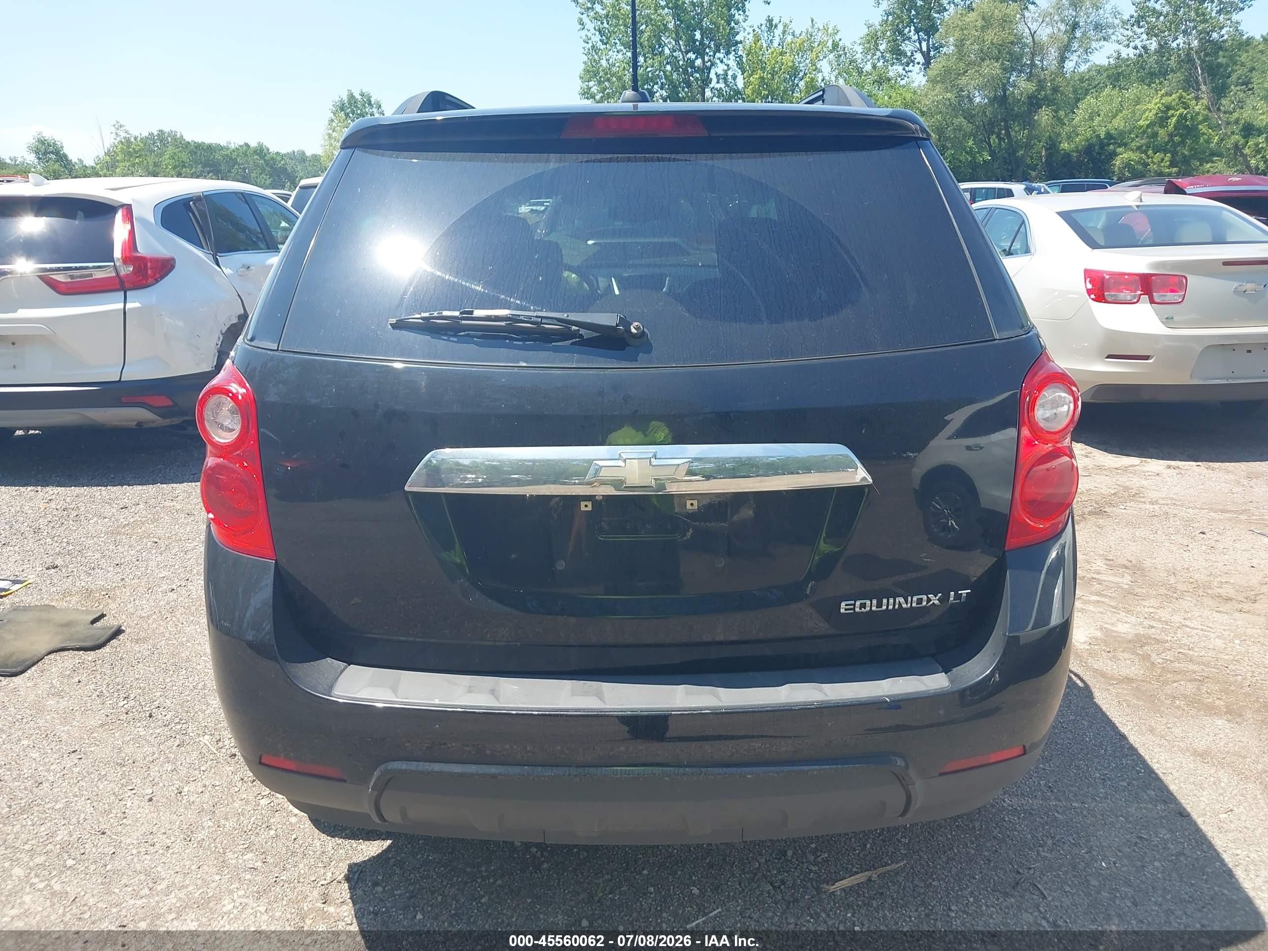 2015 Chevrolet Equinox Lt Black vin: 2GNALBEK0F1163432