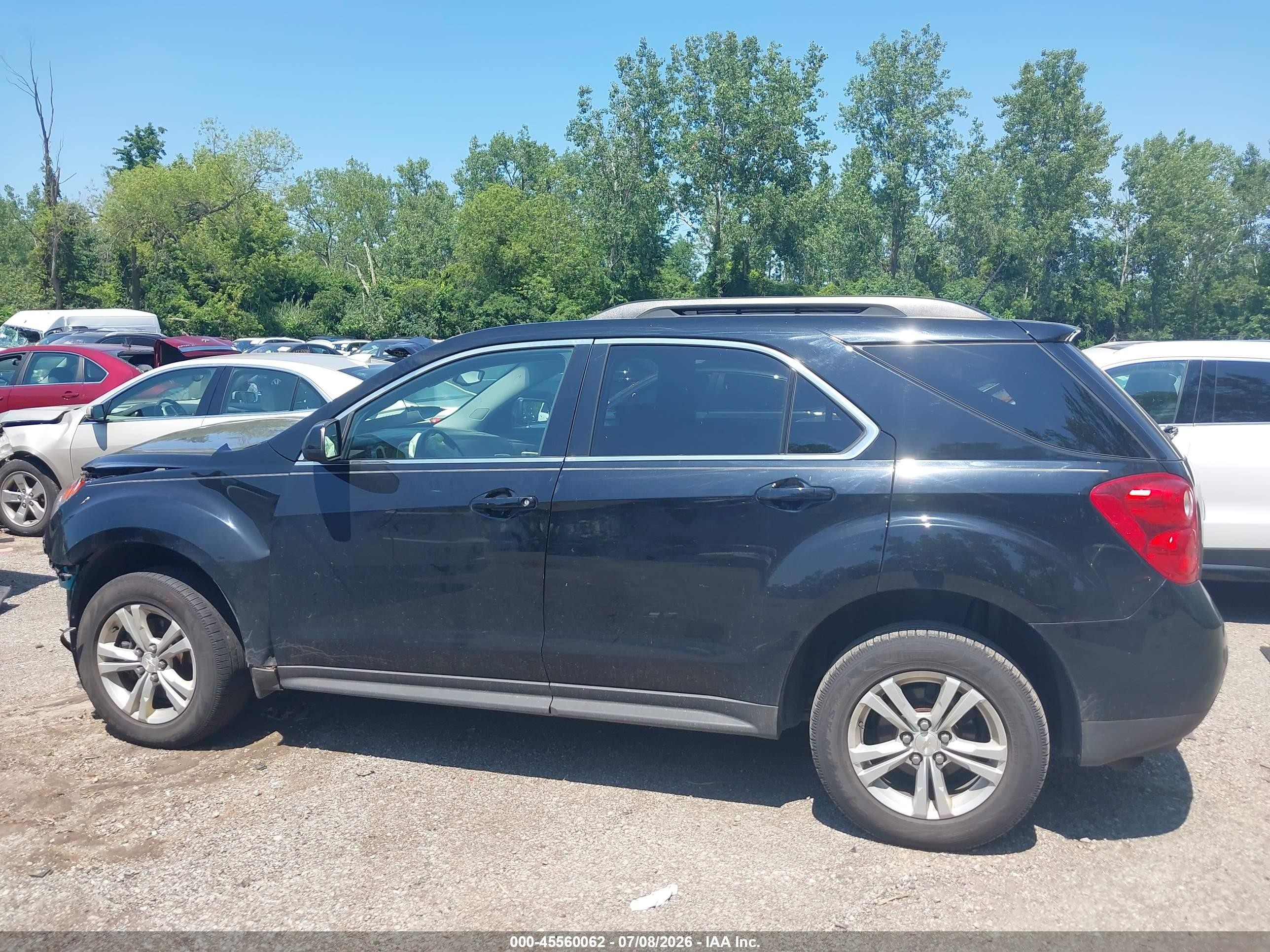 2015 Chevrolet Equinox Lt Black vin: 2GNALBEK0F1163432