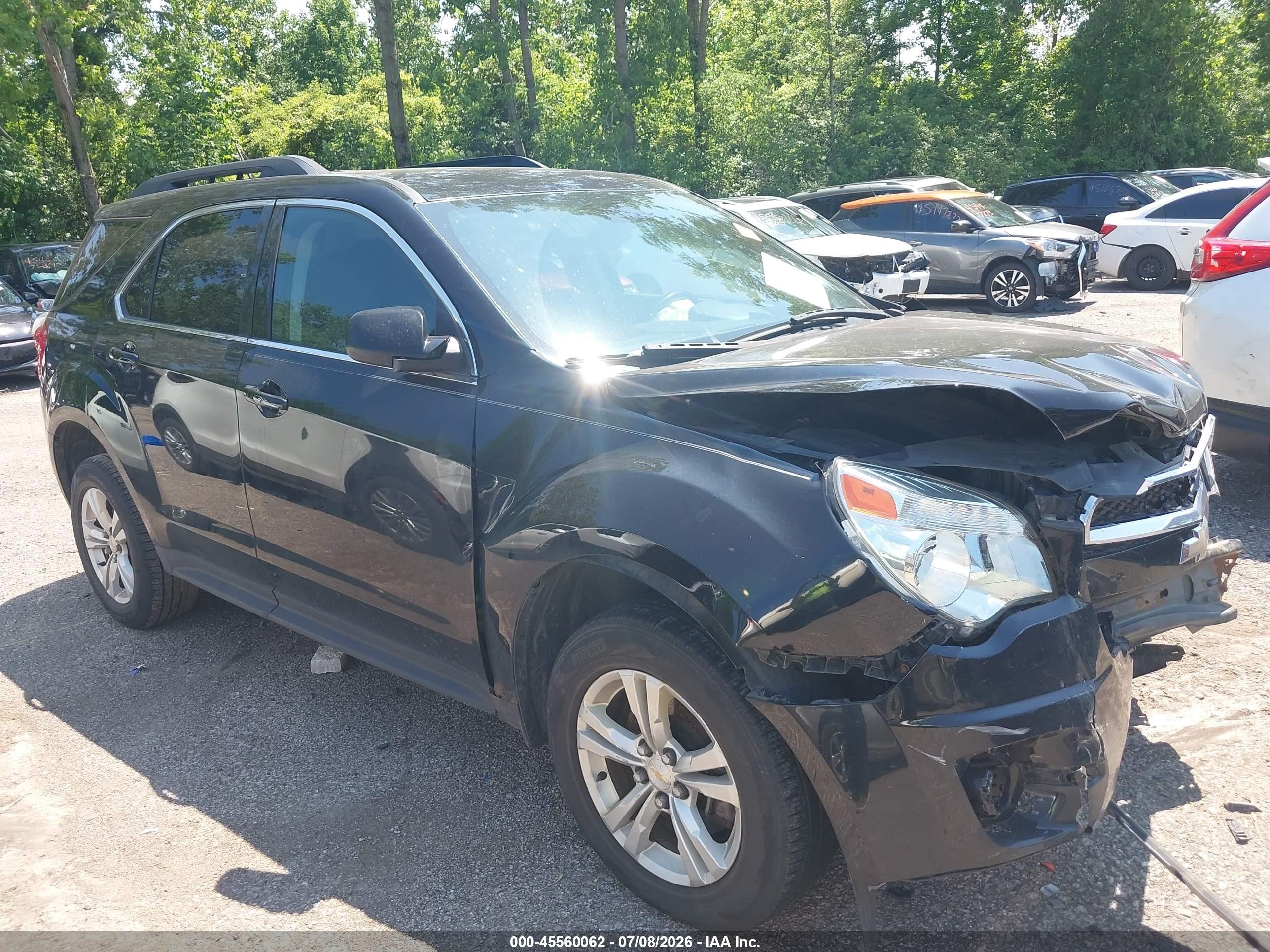 2015 Chevrolet Equinox Lt Black vin: 2GNALBEK0F1163432
