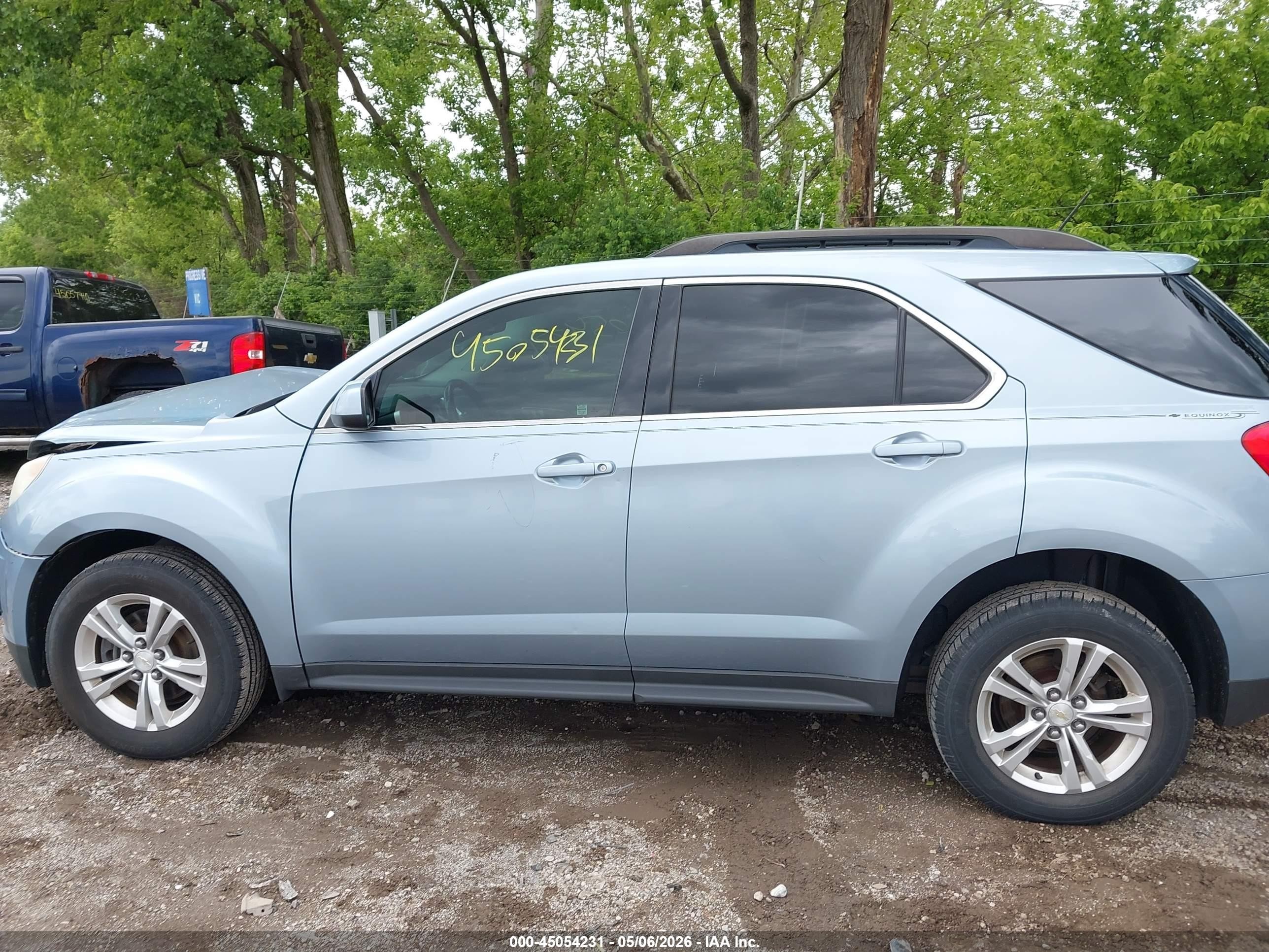2015 Chevrolet Equinox 1lt Blue vin: 2GNALBEK0F6104190