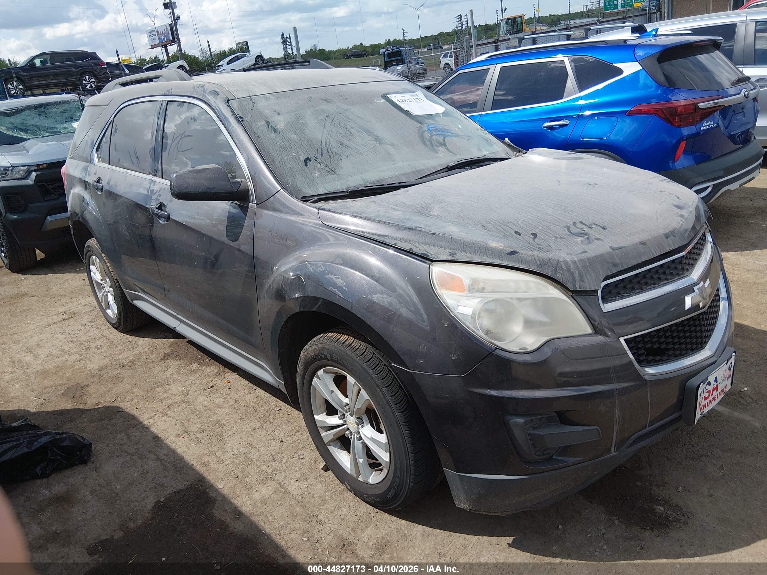 2015 Chevrolet Equinox 1lt Gray vin: 2GNALBEK0F6109101
