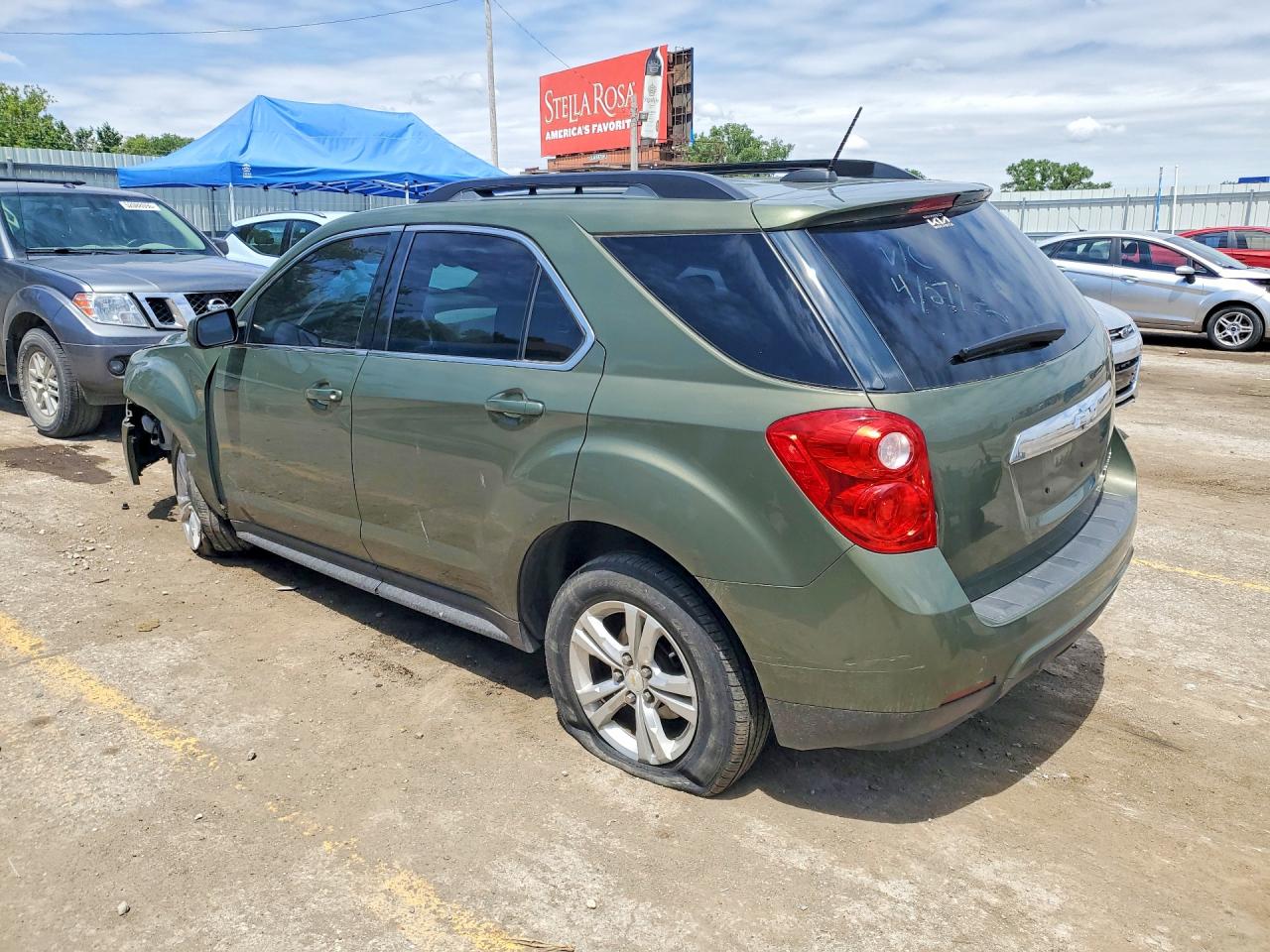 2015 Chevrolet Equinox Lt Green vin: 2GNALBEK0F6163756