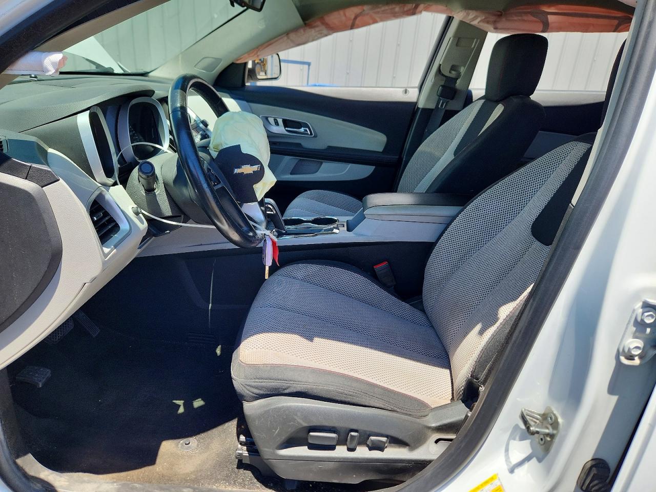 2015 Chevrolet Equinox Lt White vin: 2GNALBEK0F6194747
