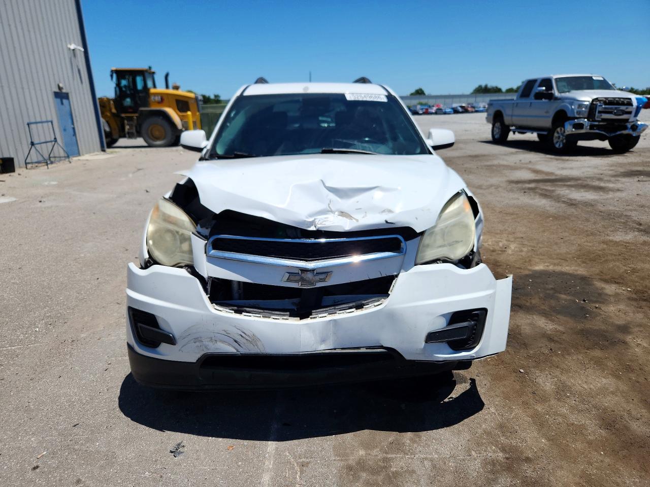 2015 Chevrolet Equinox Lt White vin: 2GNALBEK0F6194747