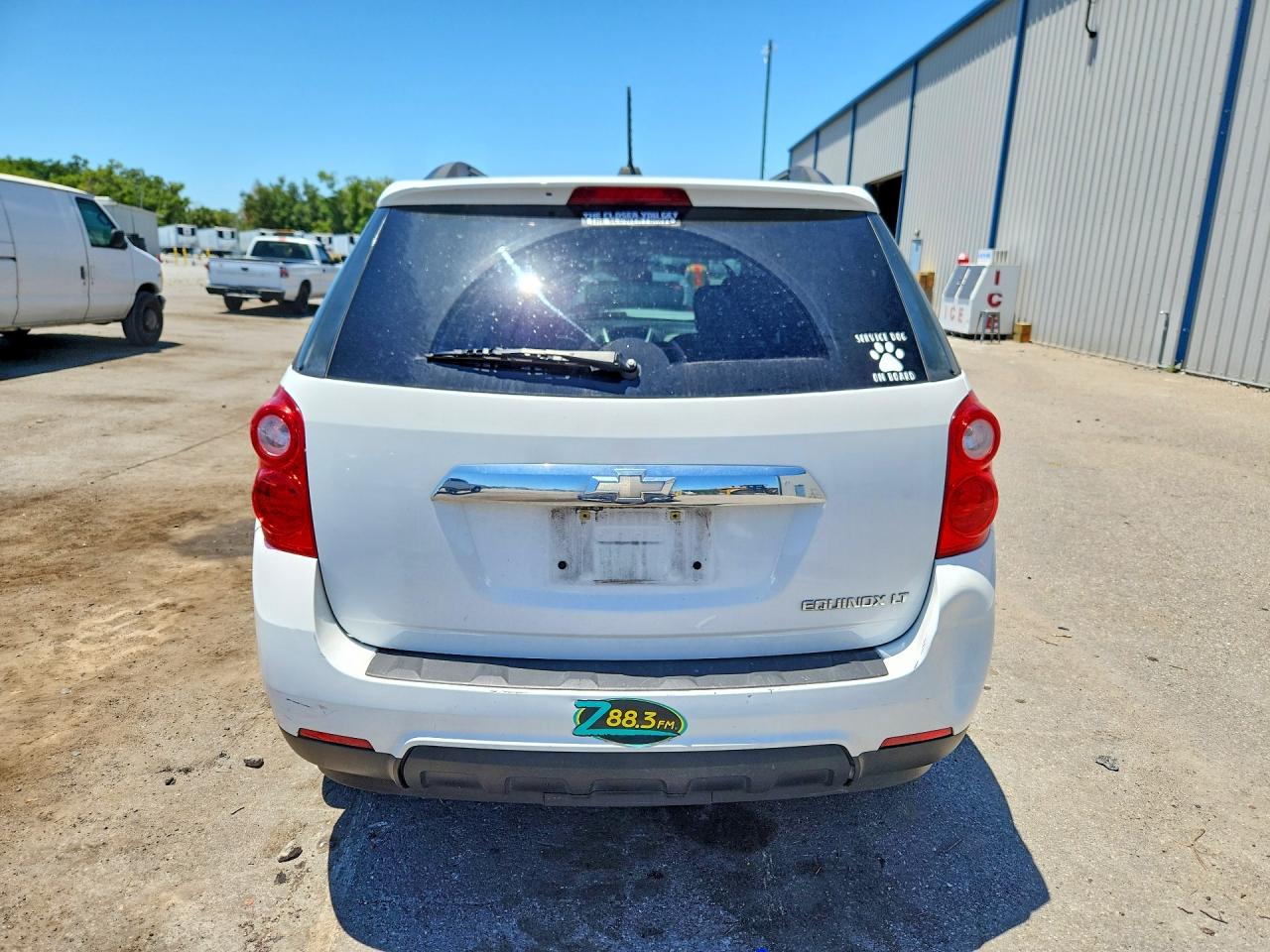 2015 Chevrolet Equinox Lt White vin: 2GNALBEK0F6194747