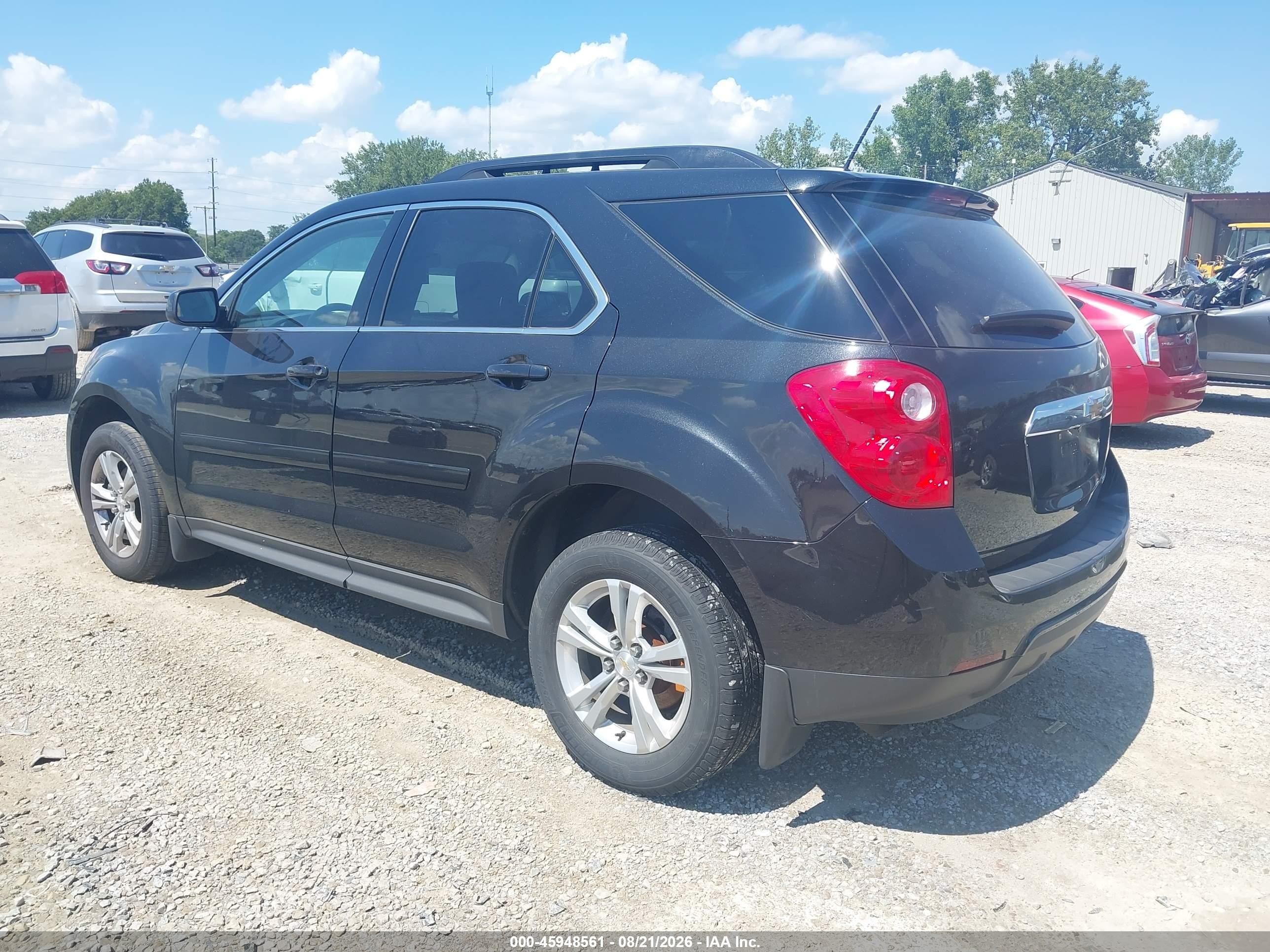 2015 Chevrolet Equinox Lt Black vin: 2GNALBEK0F6280446