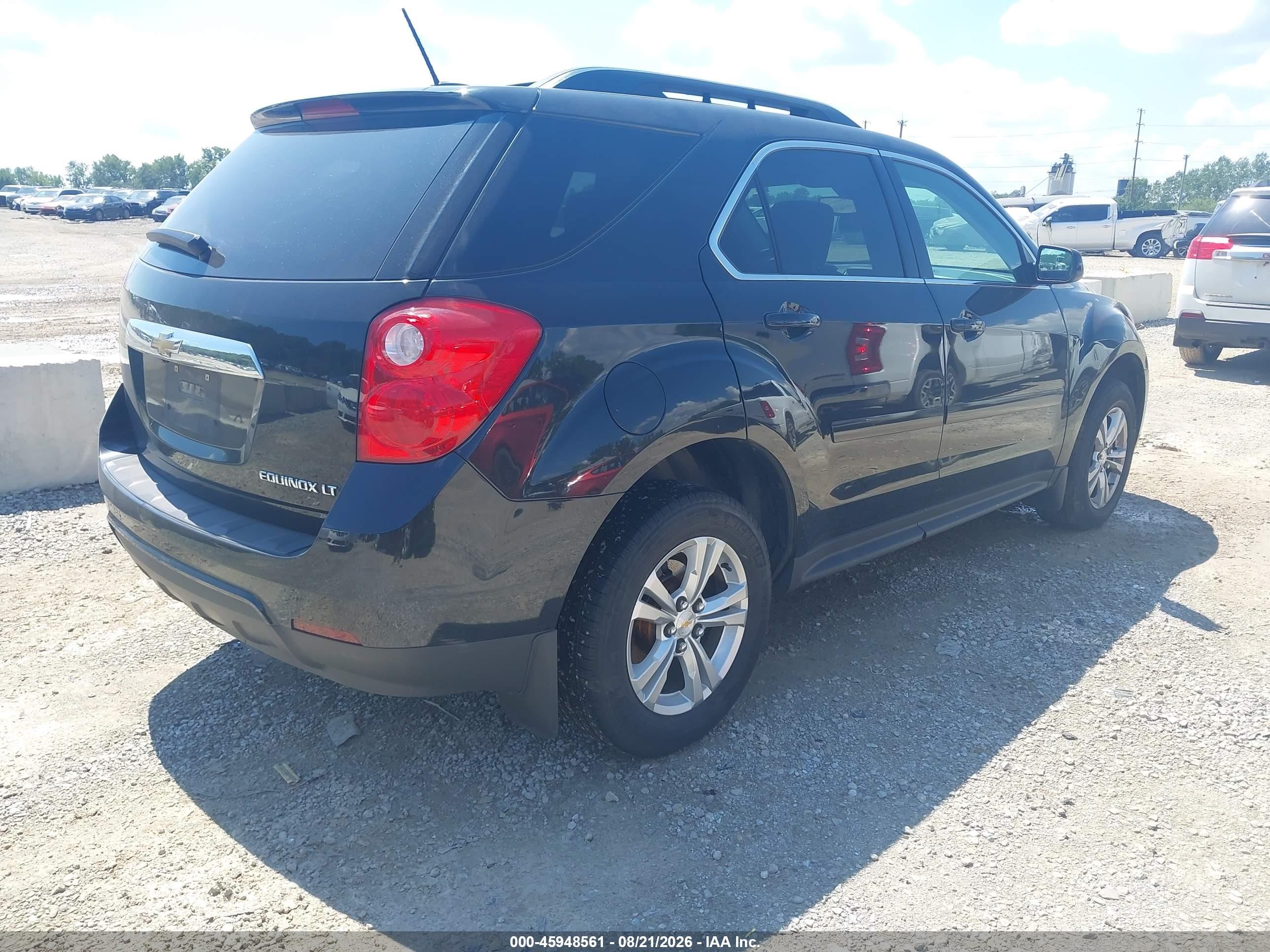 2015 Chevrolet Equinox Lt Black vin: 2GNALBEK0F6280446