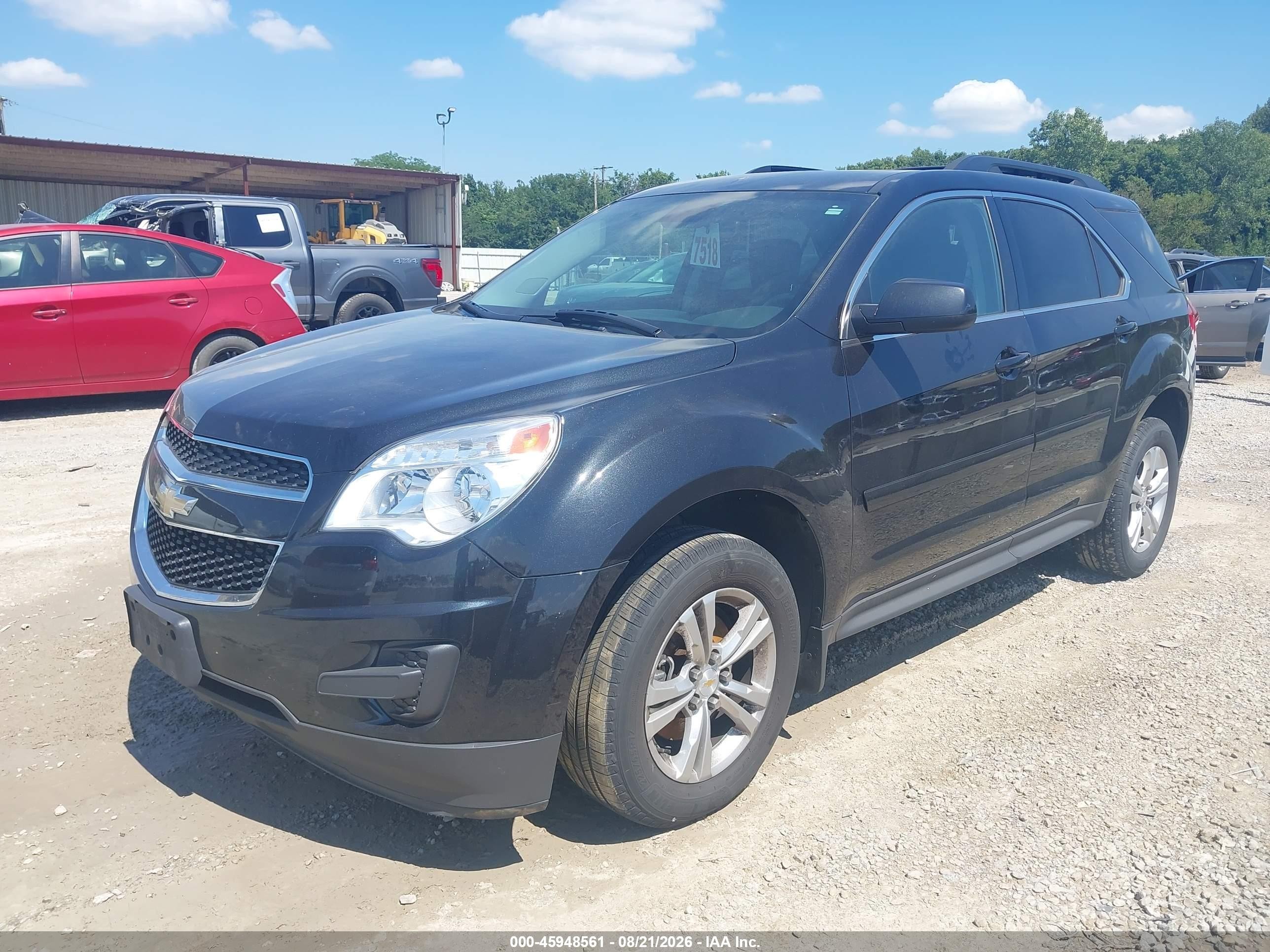 2015 Chevrolet Equinox Lt Black vin: 2GNALBEK0F6280446