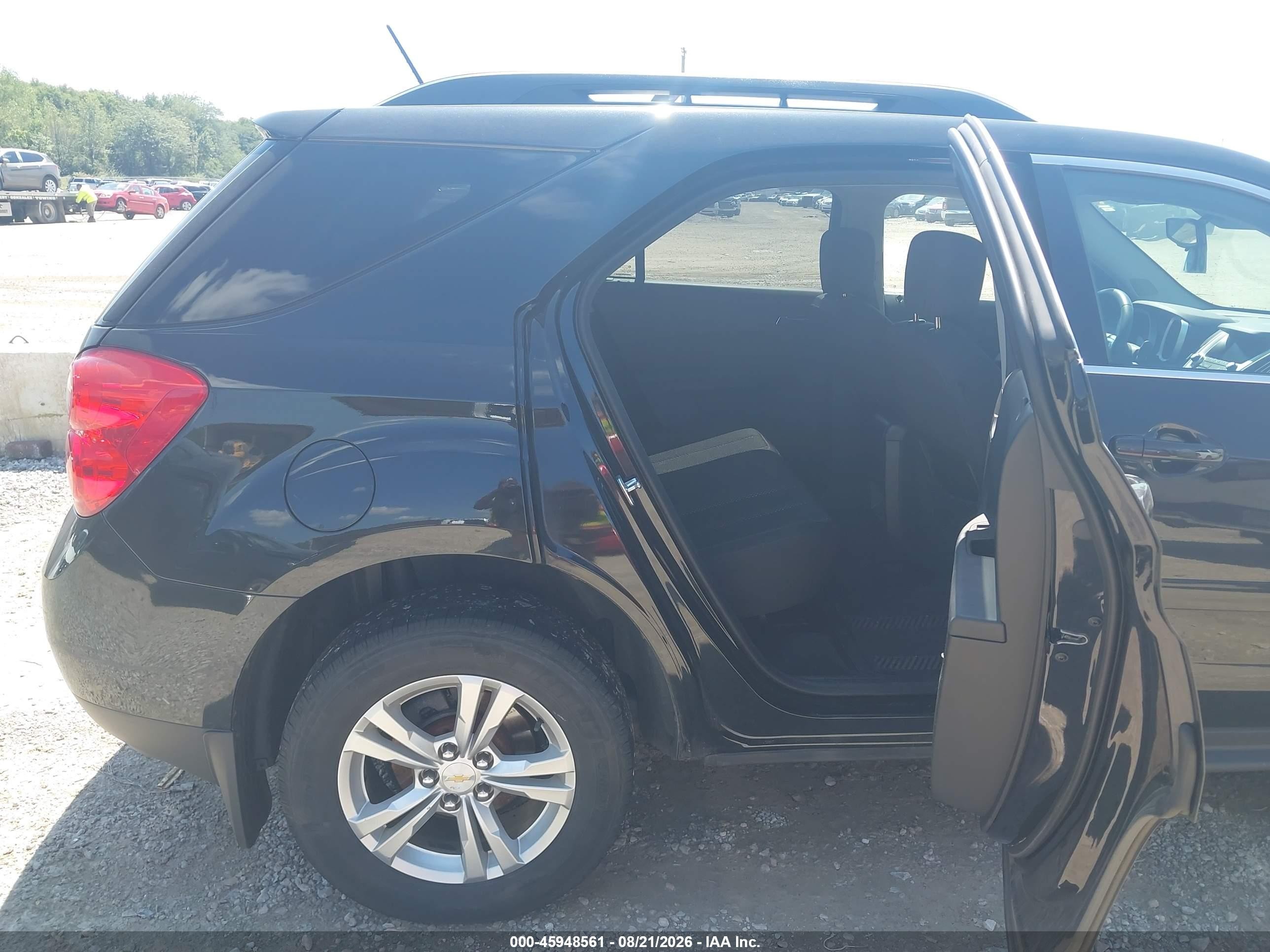 2015 Chevrolet Equinox Lt Black vin: 2GNALBEK0F6280446