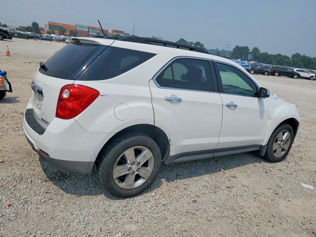 2015 Chevrolet Equinox Lt White vin: 2GNALBEK0F6314627