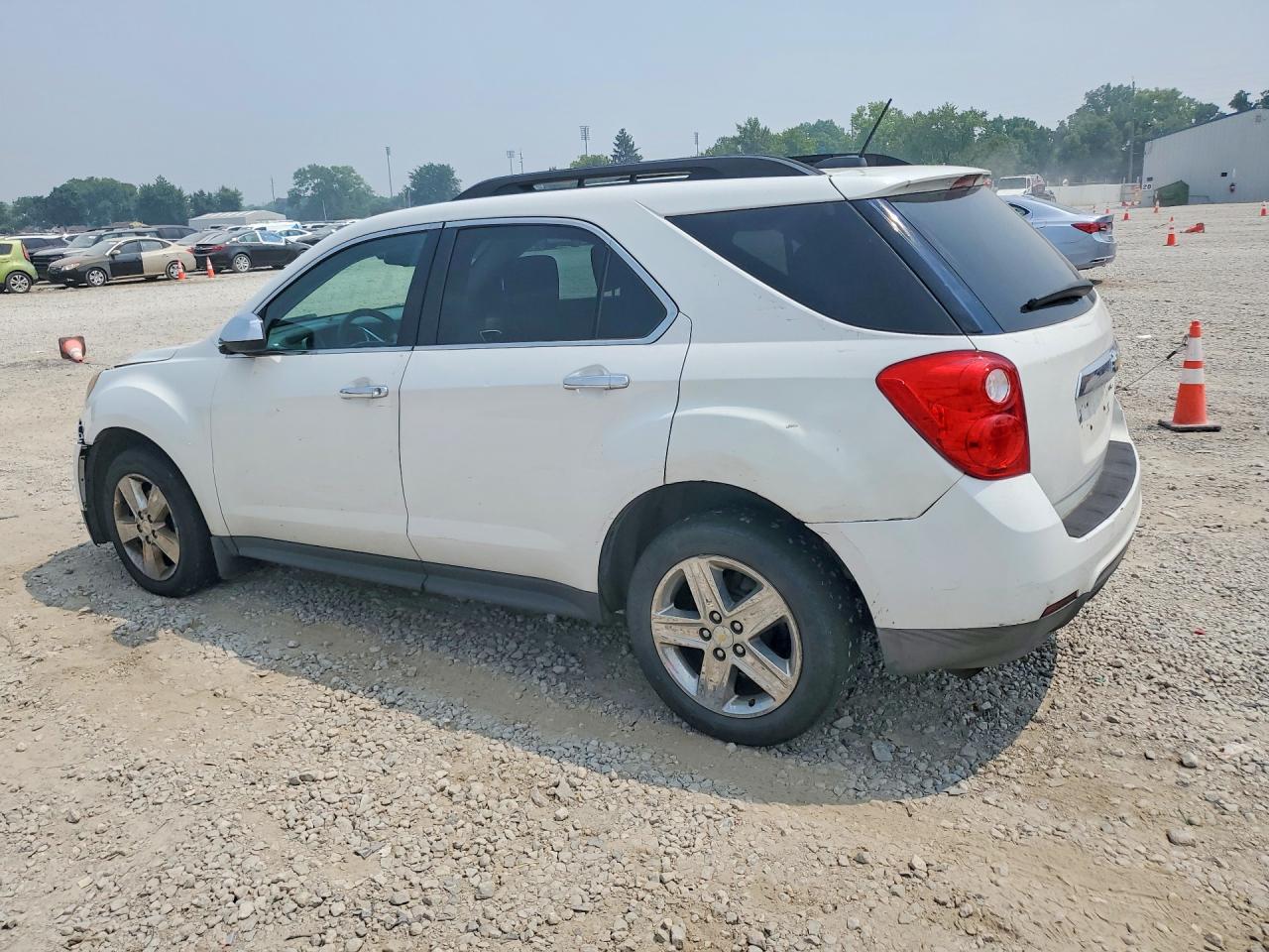 2015 Chevrolet Equinox Lt White vin: 2GNALBEK0F6314627