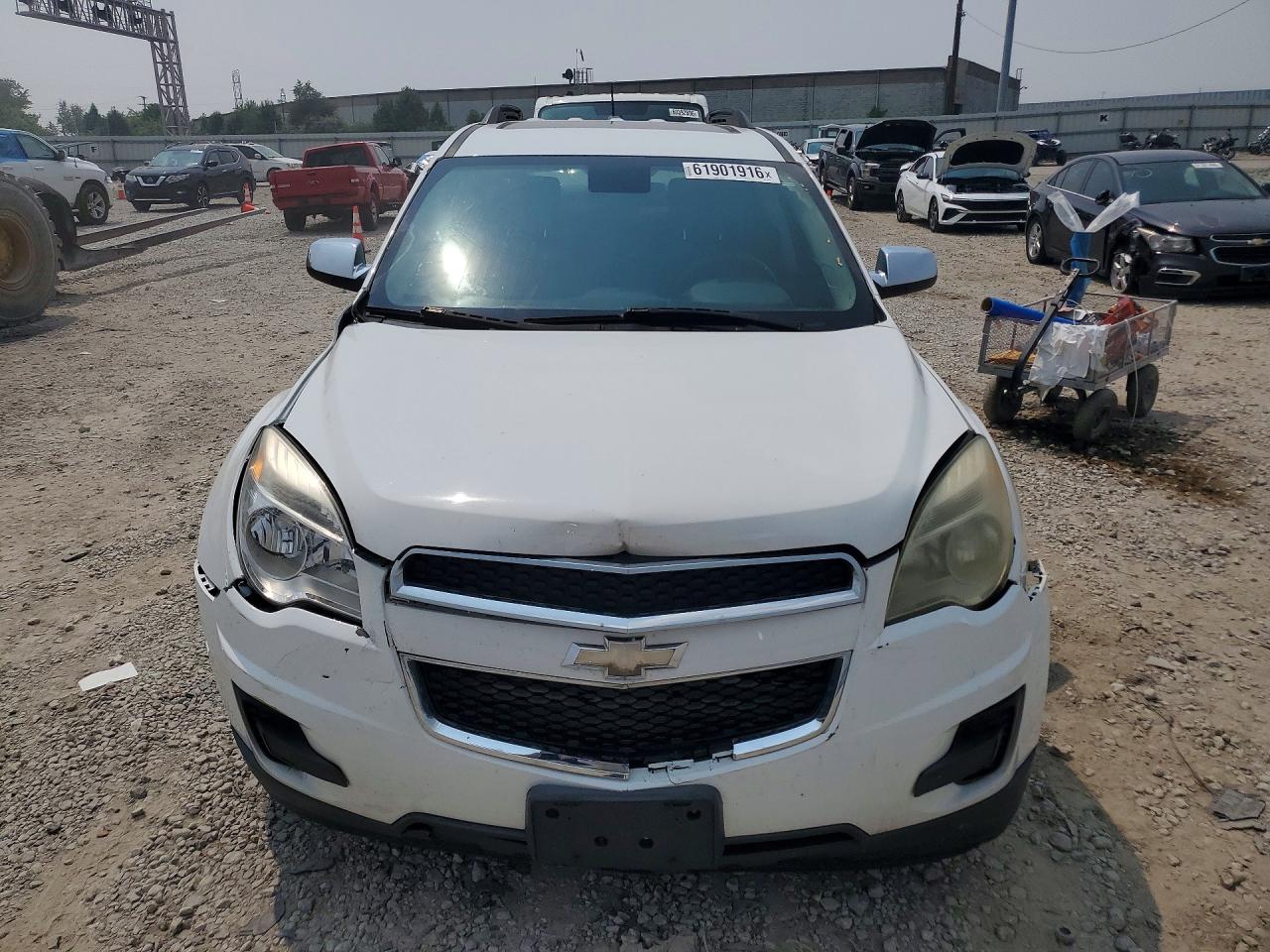 2015 Chevrolet Equinox Lt White vin: 2GNALBEK0F6314627