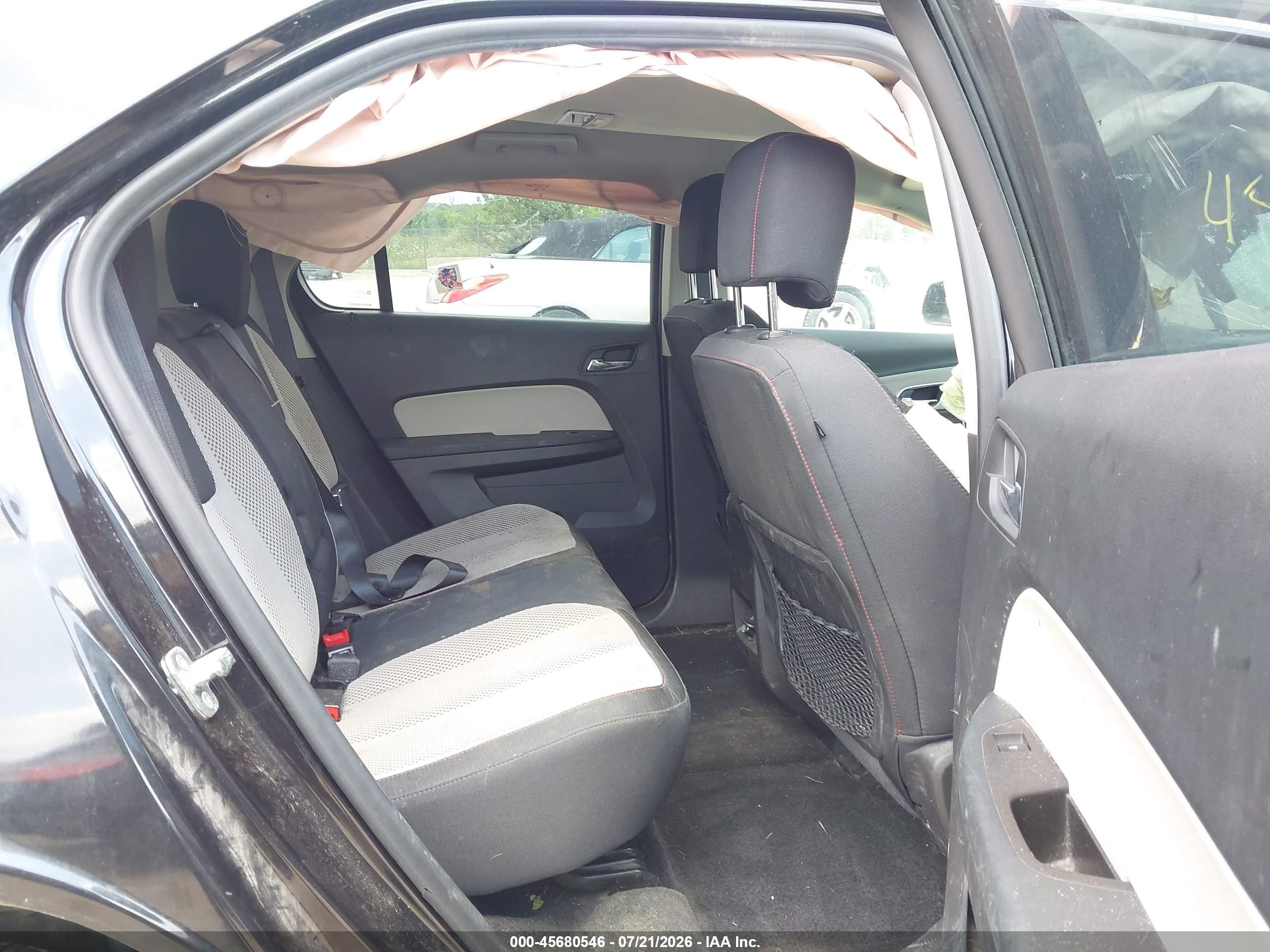 2015 Chevrolet Equinox Lt Black vin: 2GNALBEK0F6325918