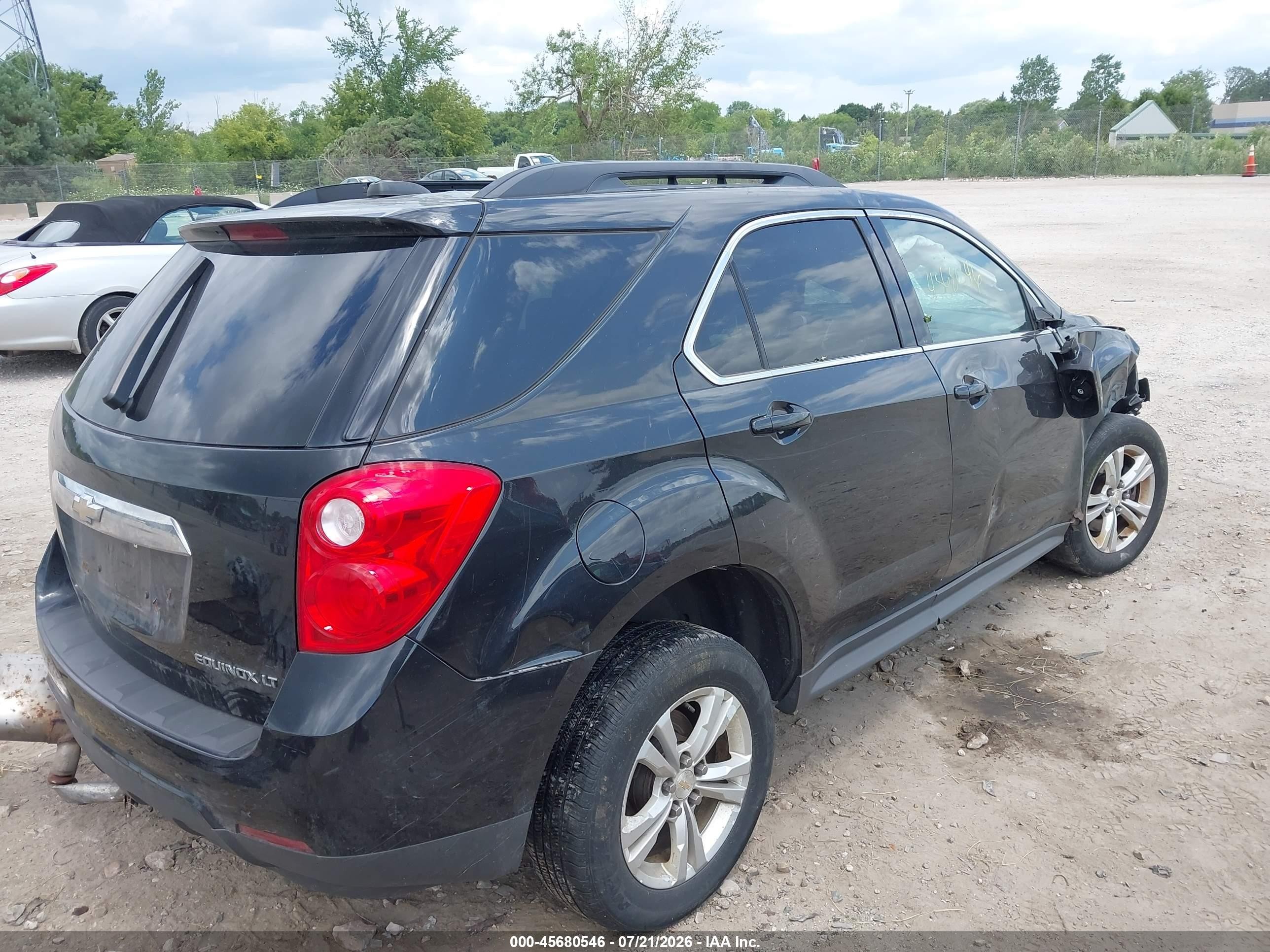 2015 Chevrolet Equinox Lt Black vin: 2GNALBEK0F6325918
