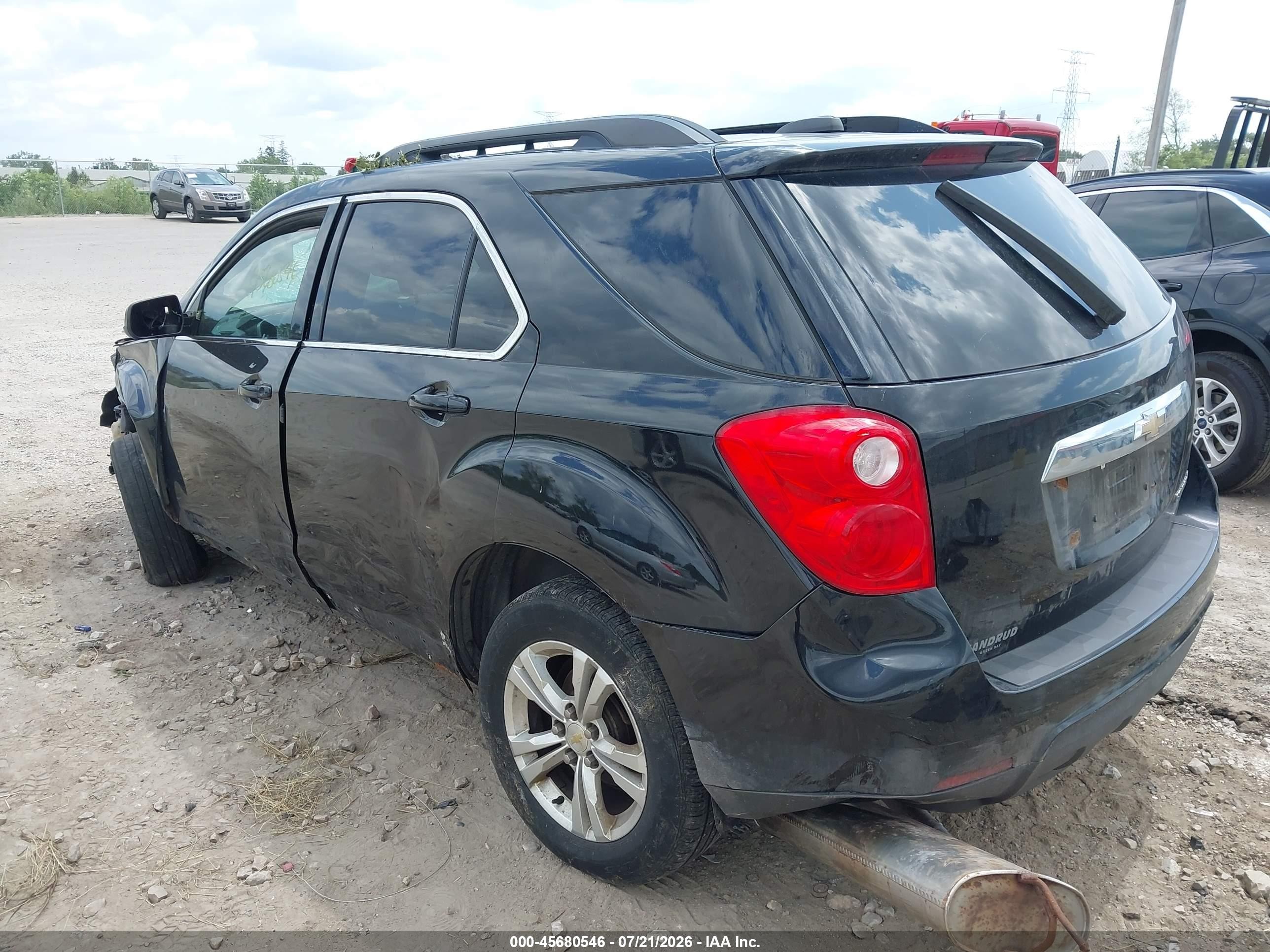 2015 Chevrolet Equinox Lt Black vin: 2GNALBEK0F6325918