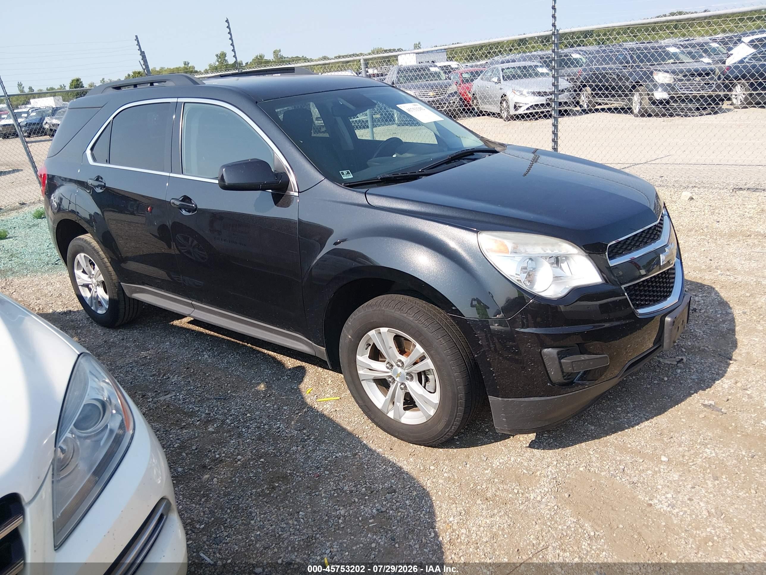 2015 Chevrolet Equinox Lt Black vin: 2GNALBEK0F6329192