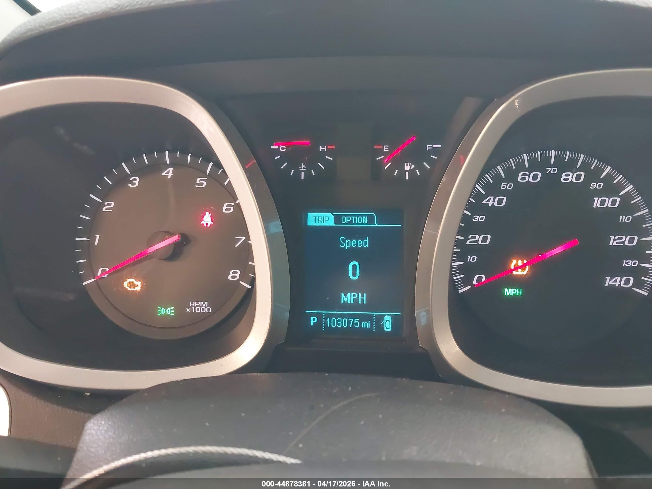 2015 Chevrolet Equinox 1lt White vin: 2GNALBEK0F6331010