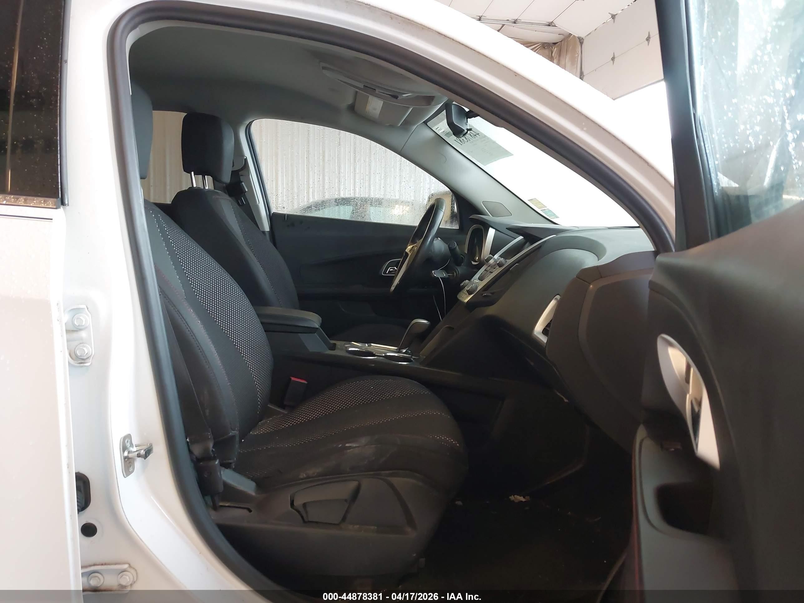 2015 Chevrolet Equinox 1lt White vin: 2GNALBEK0F6331010