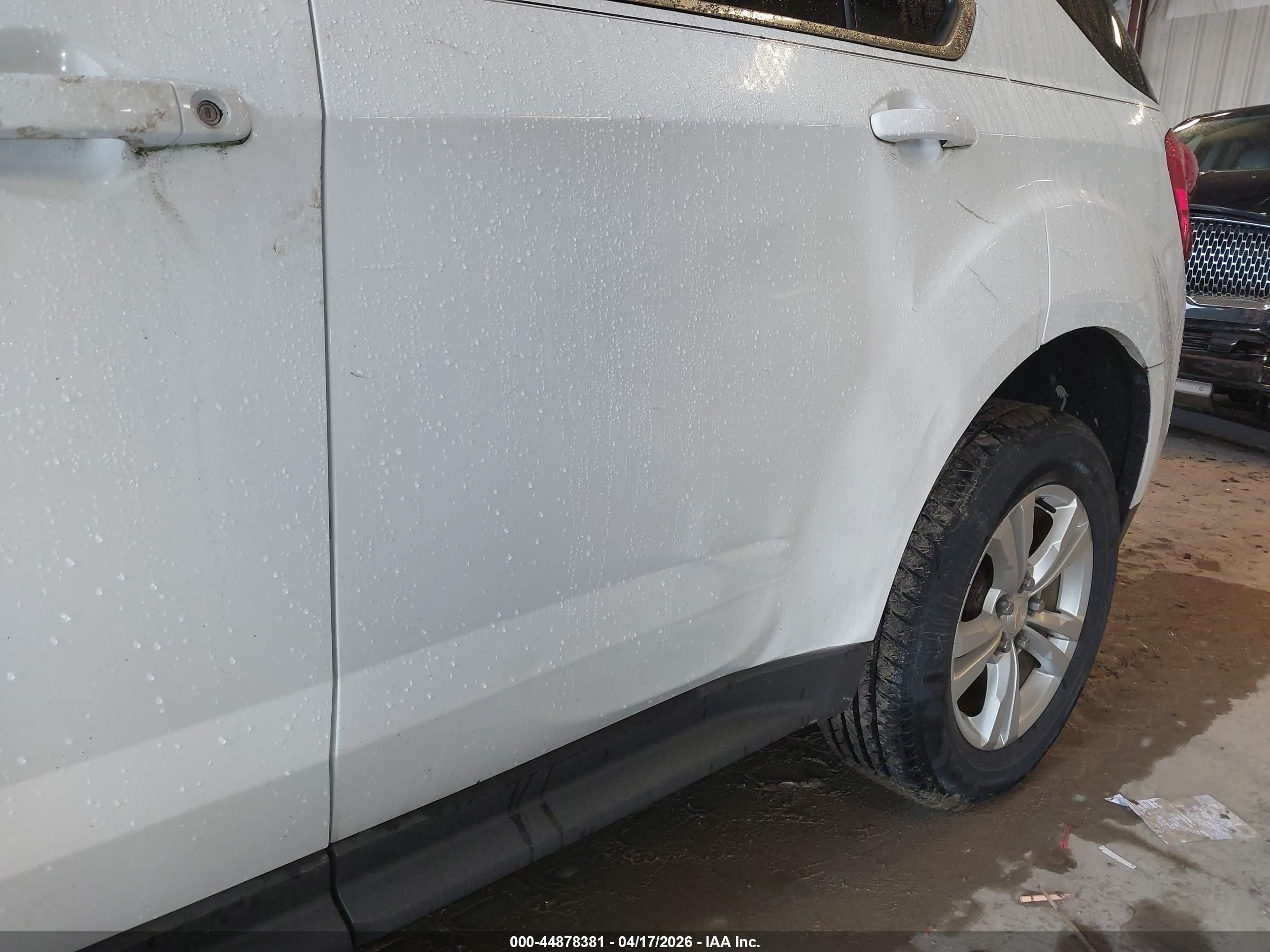 2015 Chevrolet Equinox 1lt White vin: 2GNALBEK0F6331010
