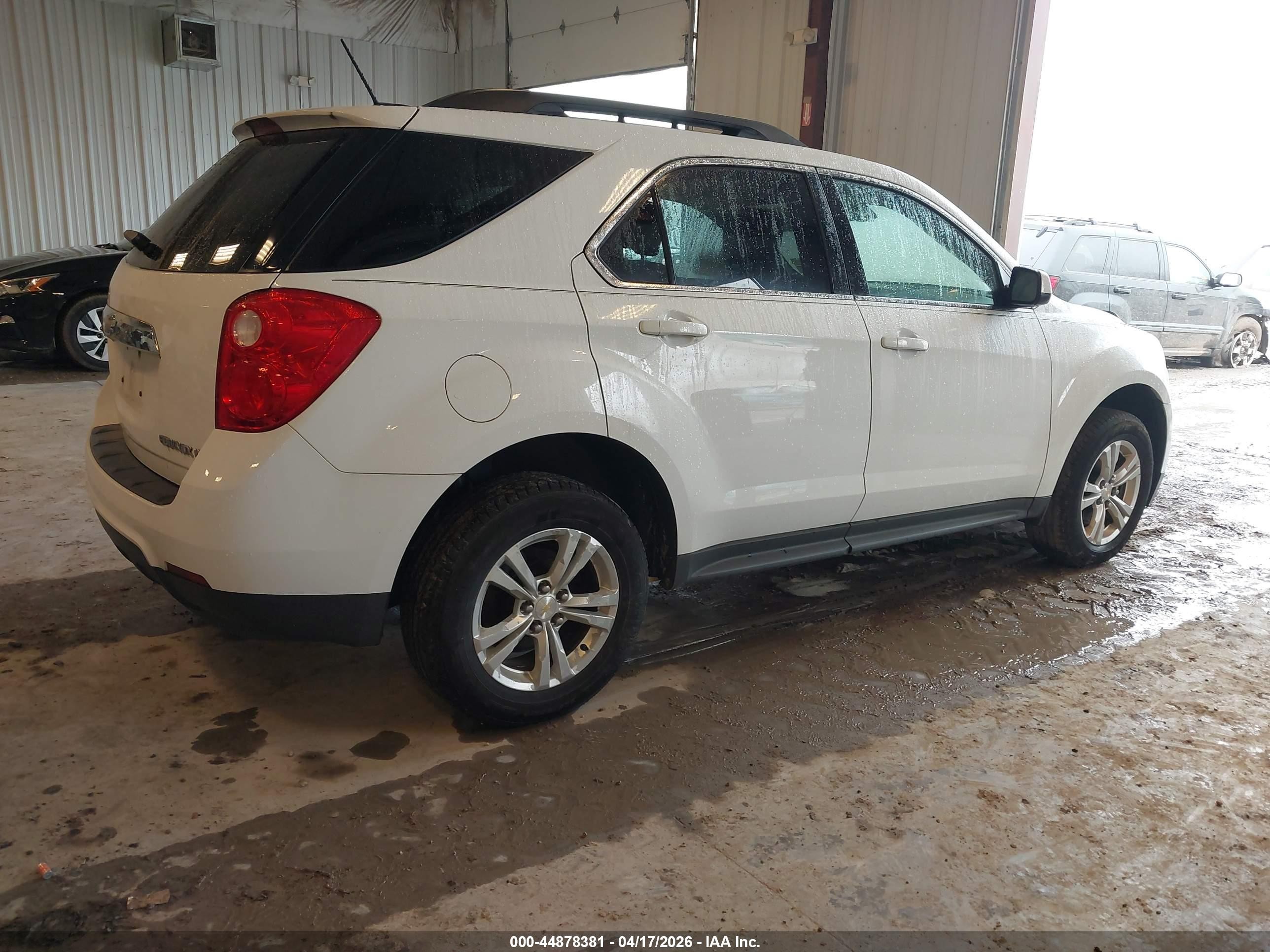 2015 Chevrolet Equinox 1lt White vin: 2GNALBEK0F6331010