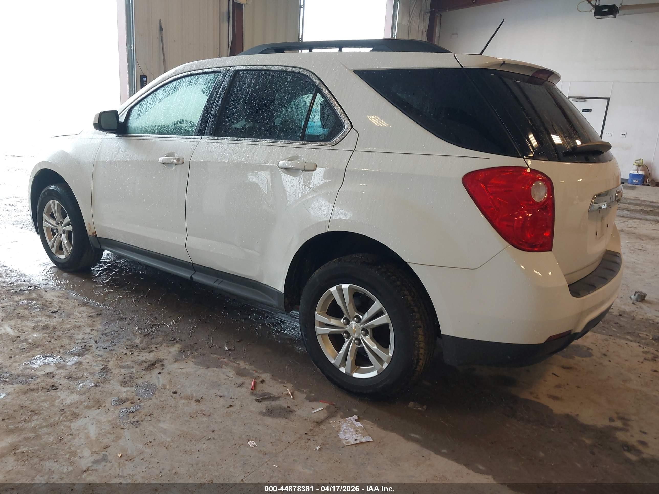 2015 Chevrolet Equinox 1lt White vin: 2GNALBEK0F6331010
