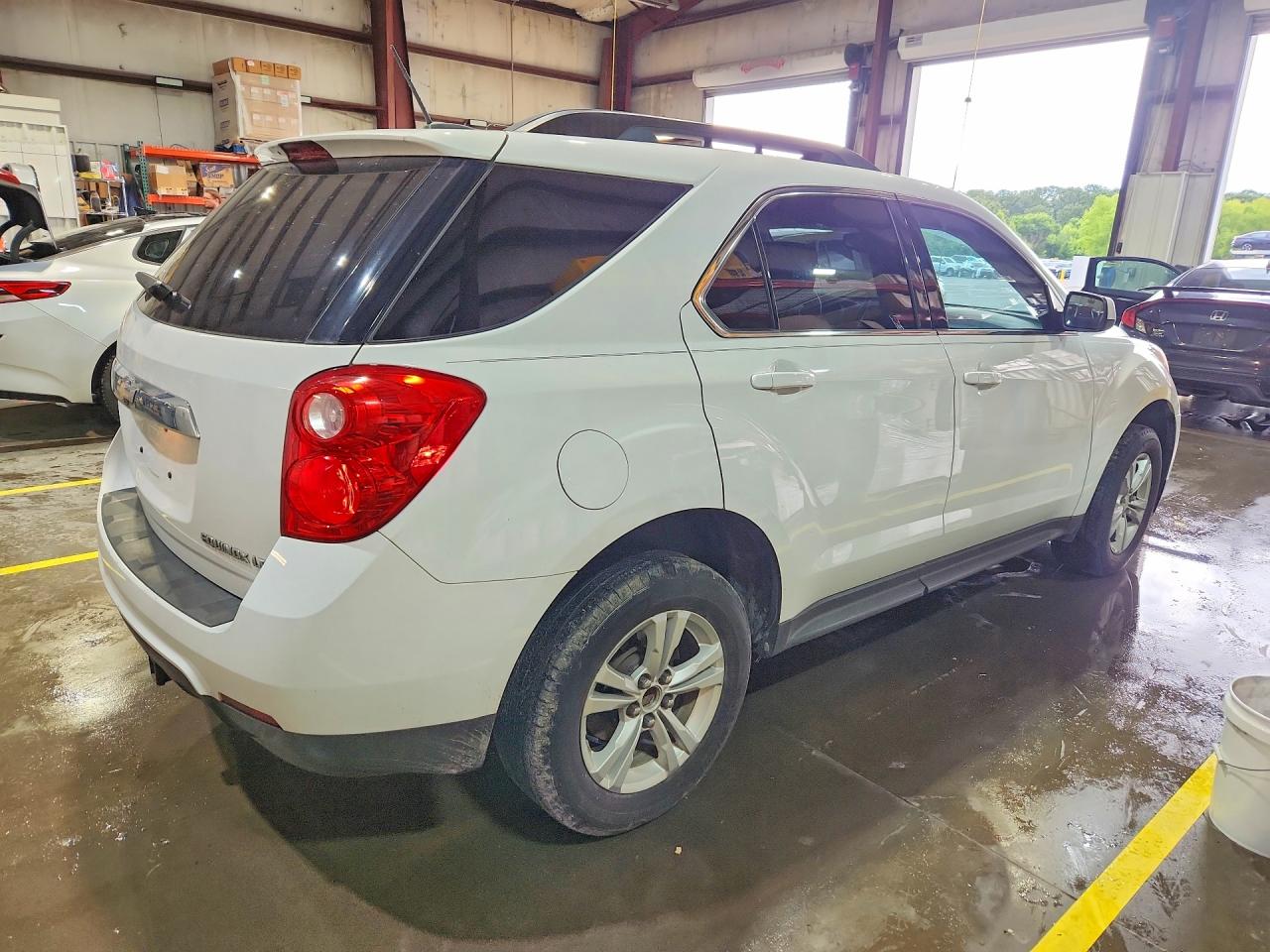 2015 Chevrolet Equinox Lt White vin: 2GNALBEK0F6348552