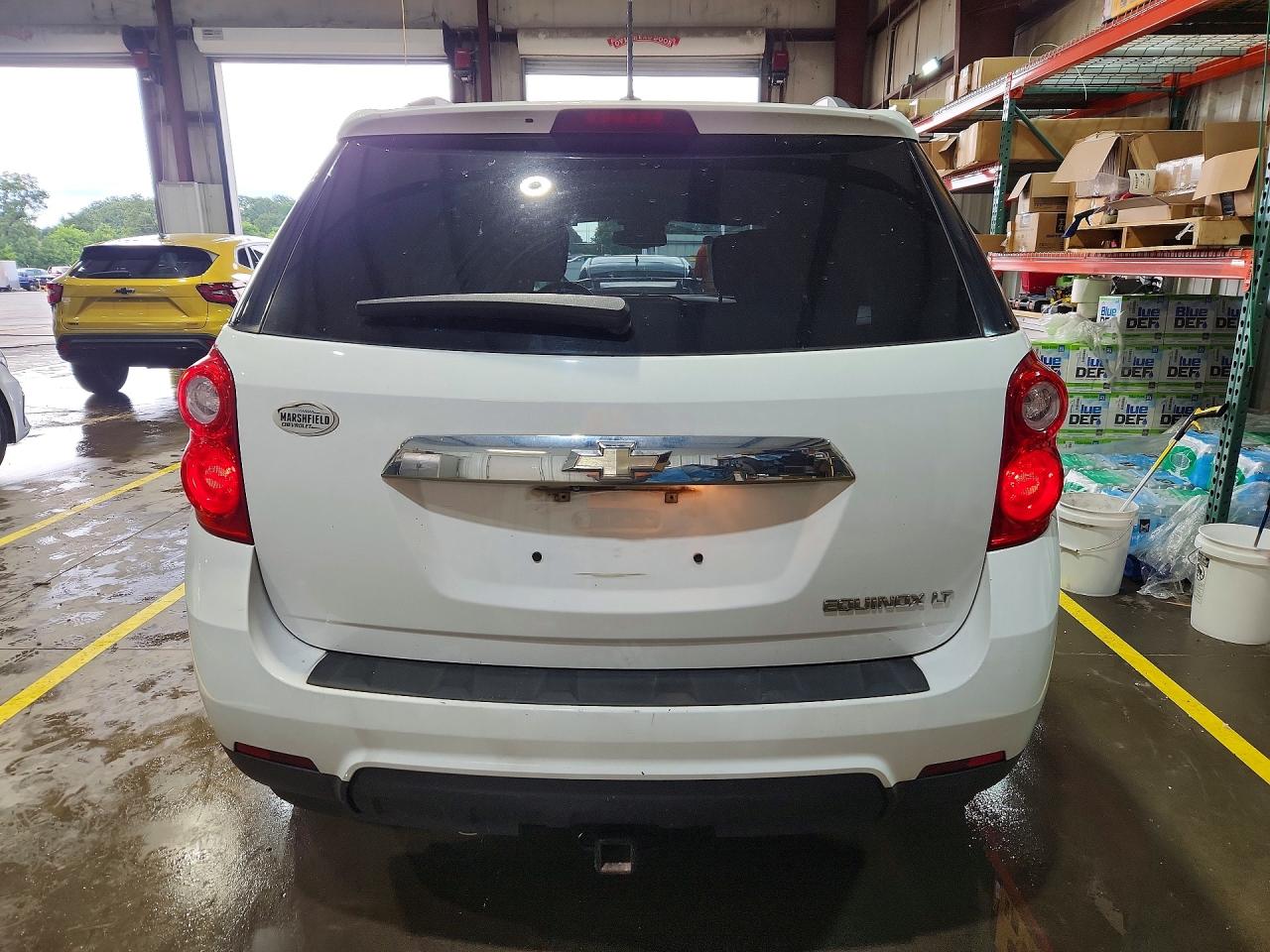 2015 Chevrolet Equinox Lt White vin: 2GNALBEK0F6348552