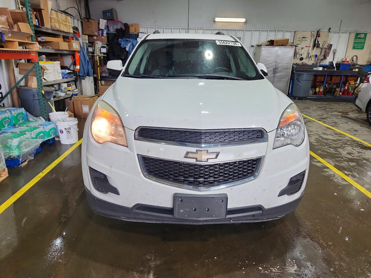 2015 Chevrolet Equinox Lt White vin: 2GNALBEK0F6348552