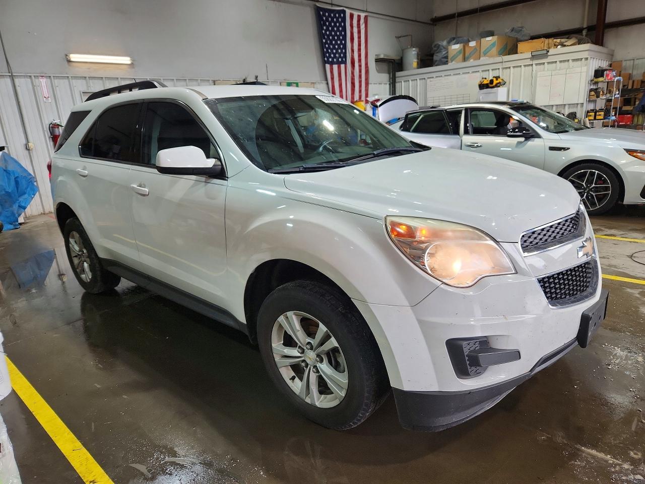 2015 Chevrolet Equinox Lt White vin: 2GNALBEK0F6348552