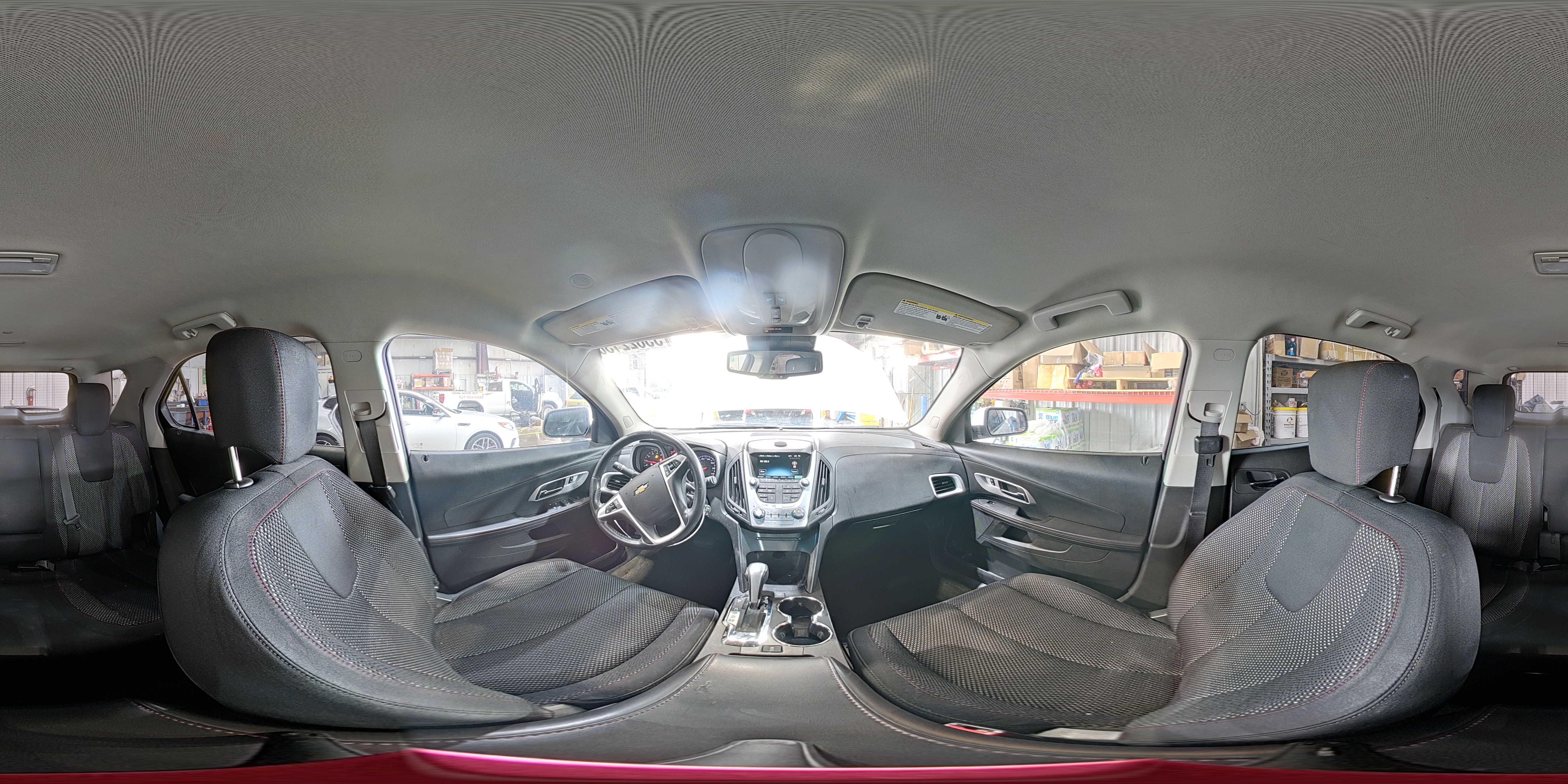 2015 Chevrolet Equinox Lt White vin: 2GNALBEK0F6348552