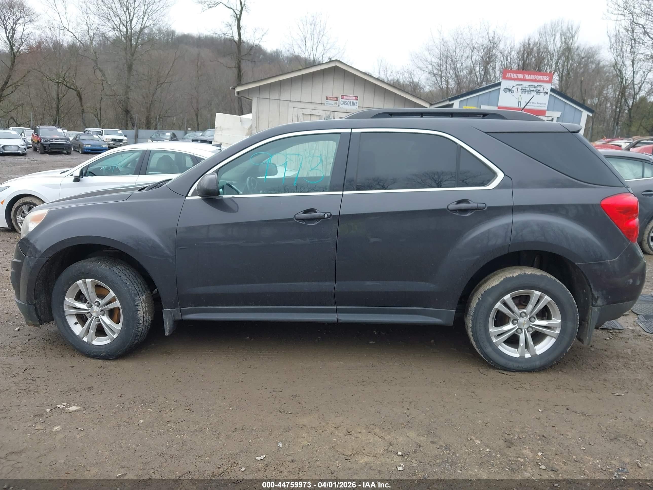 2015 Chevrolet Equinox 1lt Gray vin: 2GNALBEK0F6380613