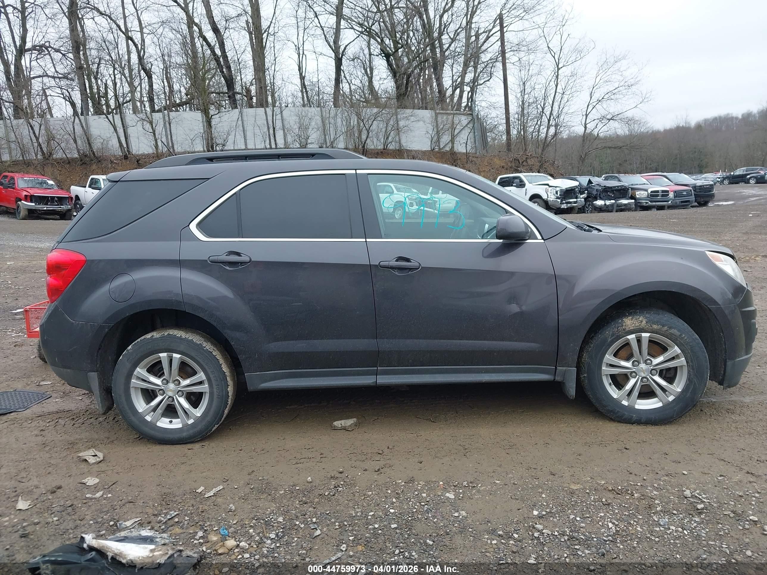 2015 Chevrolet Equinox 1lt Gray vin: 2GNALBEK0F6380613