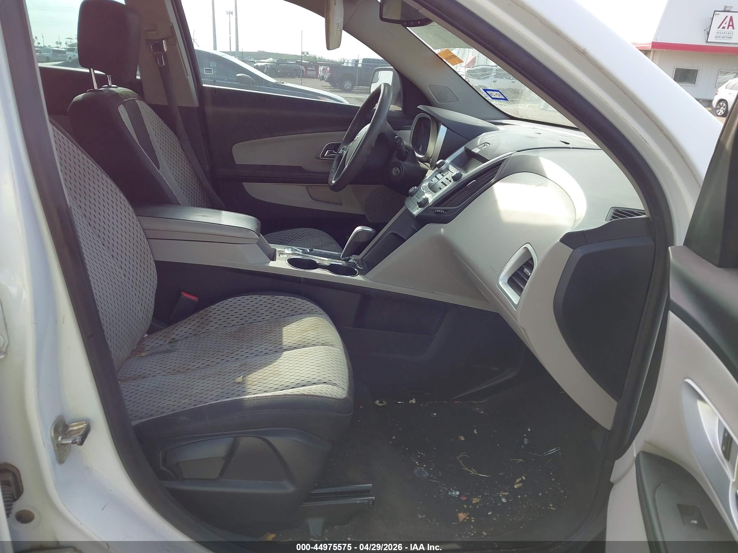 2012 Chevrolet Equinox Ls White vin: 2GNALBEK1C1113862