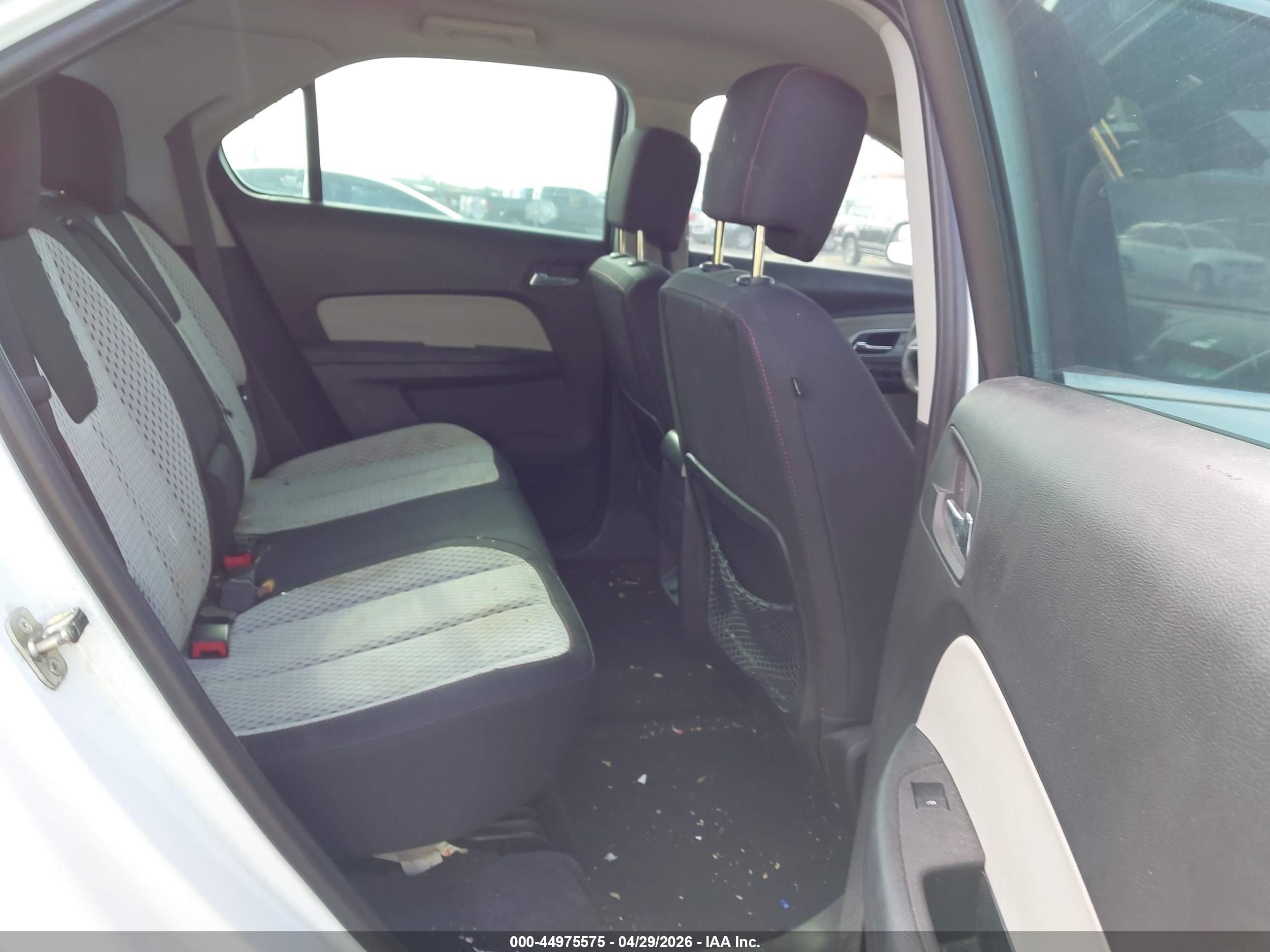 2012 Chevrolet Equinox Ls White vin: 2GNALBEK1C1113862